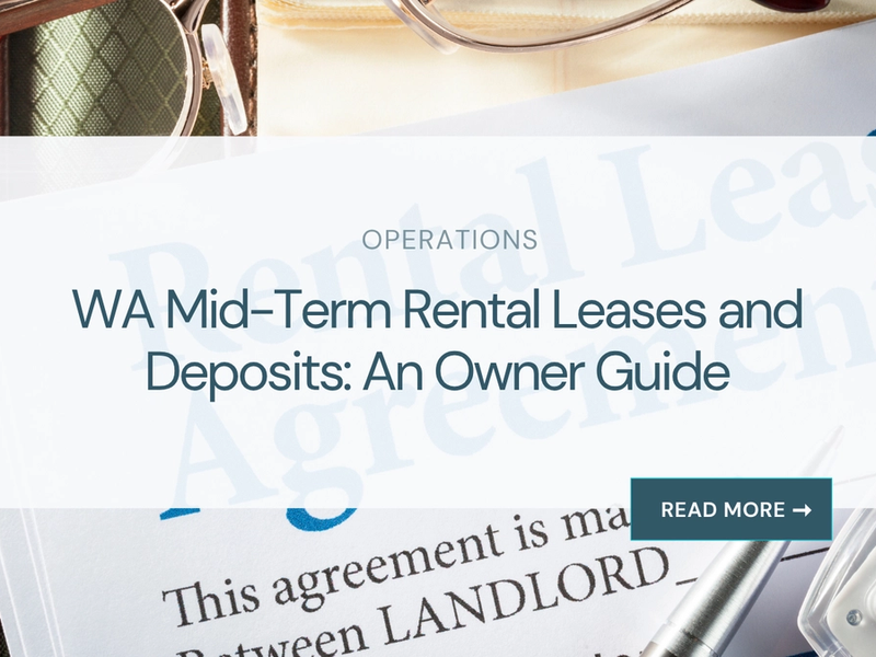 Washington Mid-Term Rental Leases and Deposits: An Owner Guide