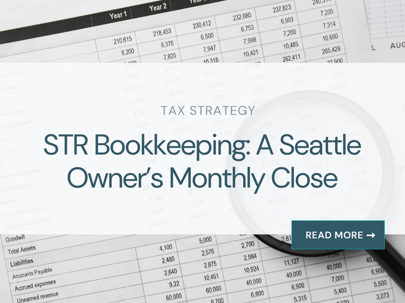 STR Bookkeeping: A Seattle Owner's Monthly Close