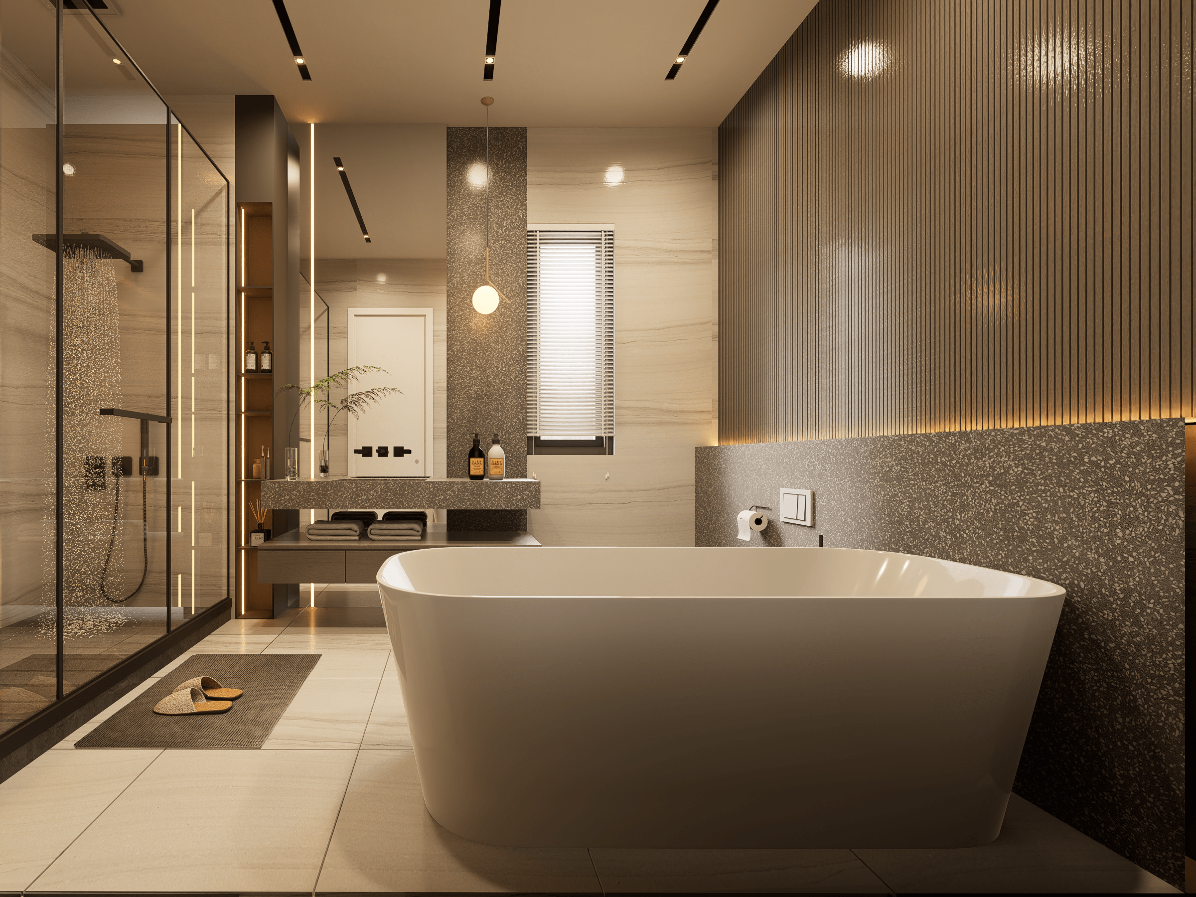 bathroom side view