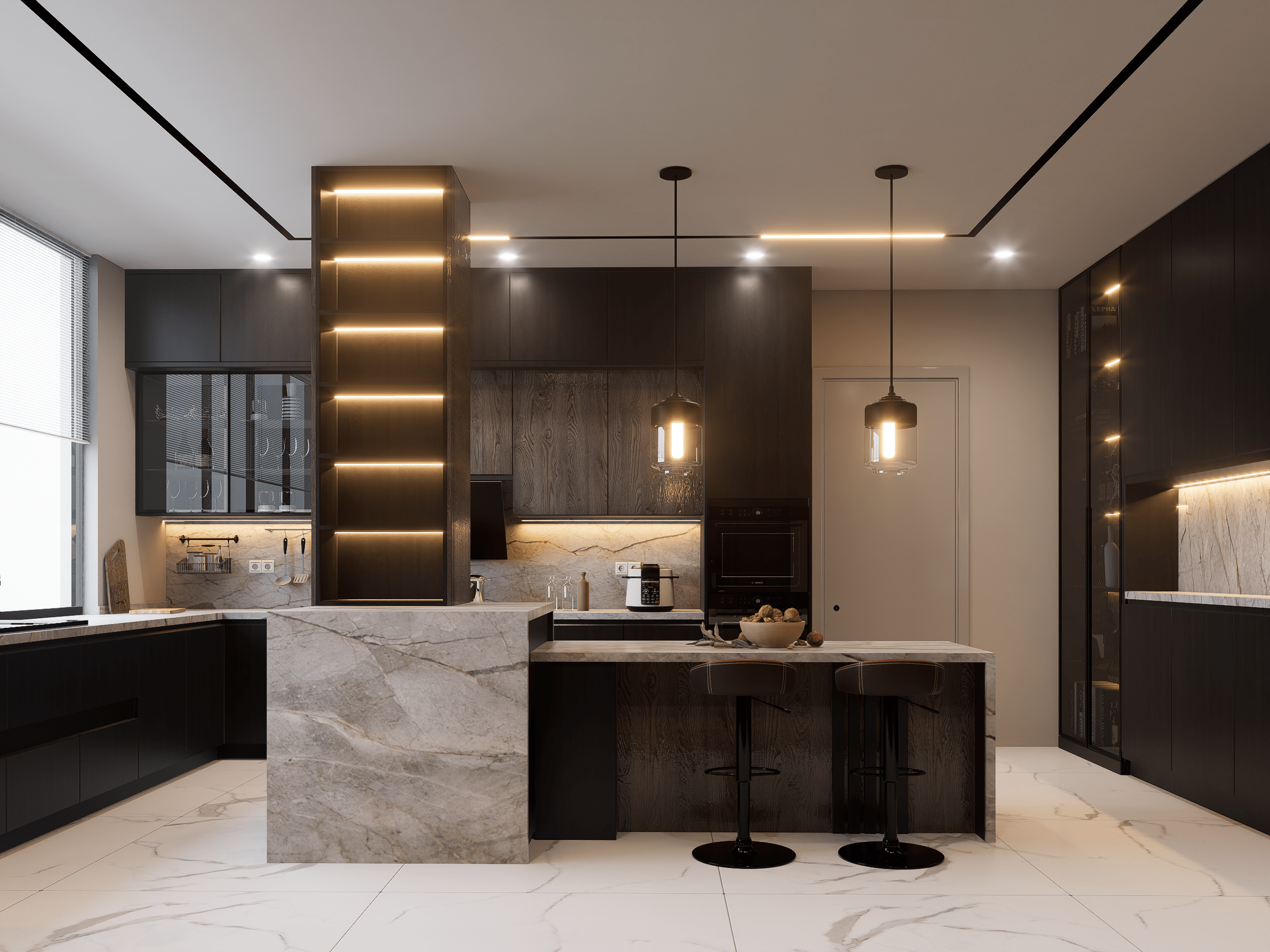 kitchen front view