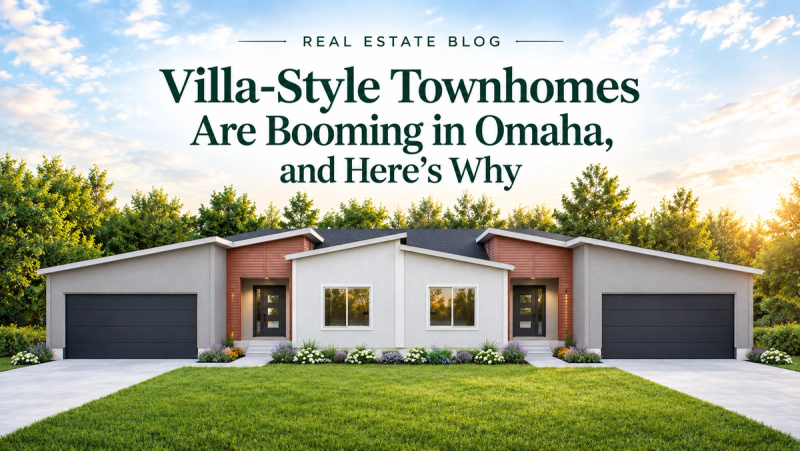 Villa-Style Townhomes Are Booming in Omaha, and Here’s Why