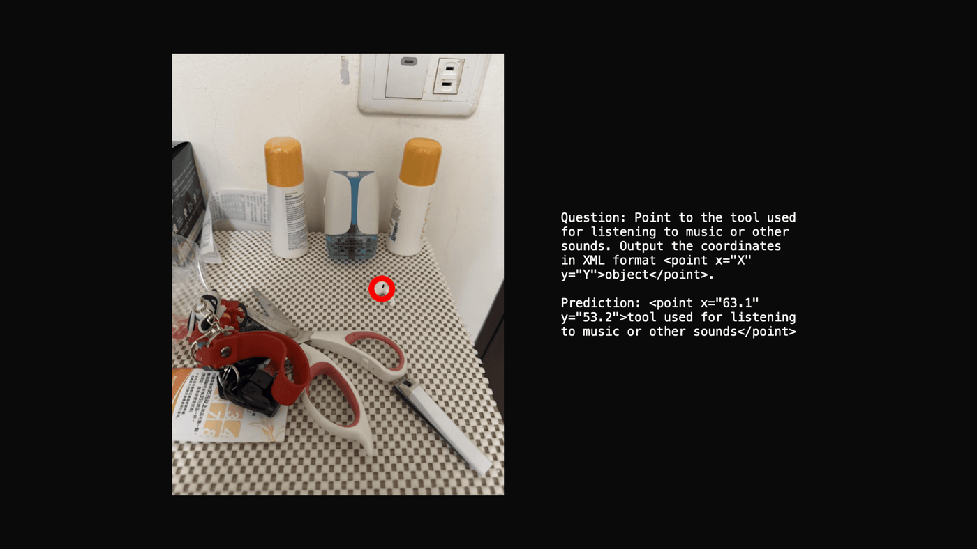 ZAYA1-VL-8B example 41 of 43: an image, a question about it and the model’s answer