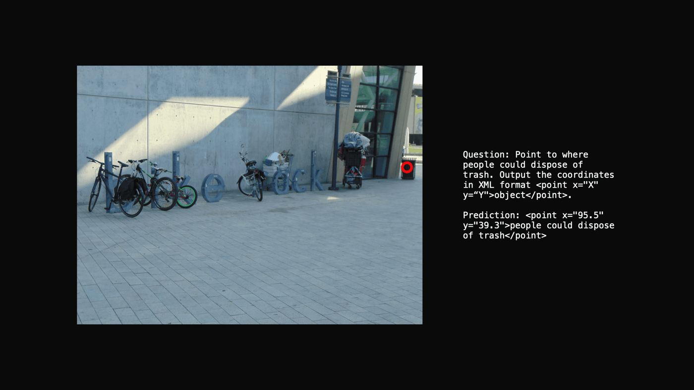 ZAYA1-VL-8B example 42 of 43: an image, a question about it and the model’s answer