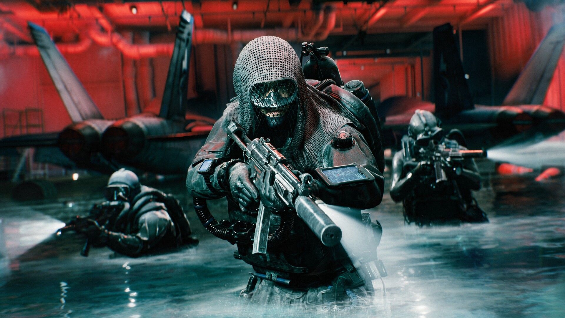 Official Battlefield 6 screenshot showing soldiers and vehicles in a large-scale combat scene.
