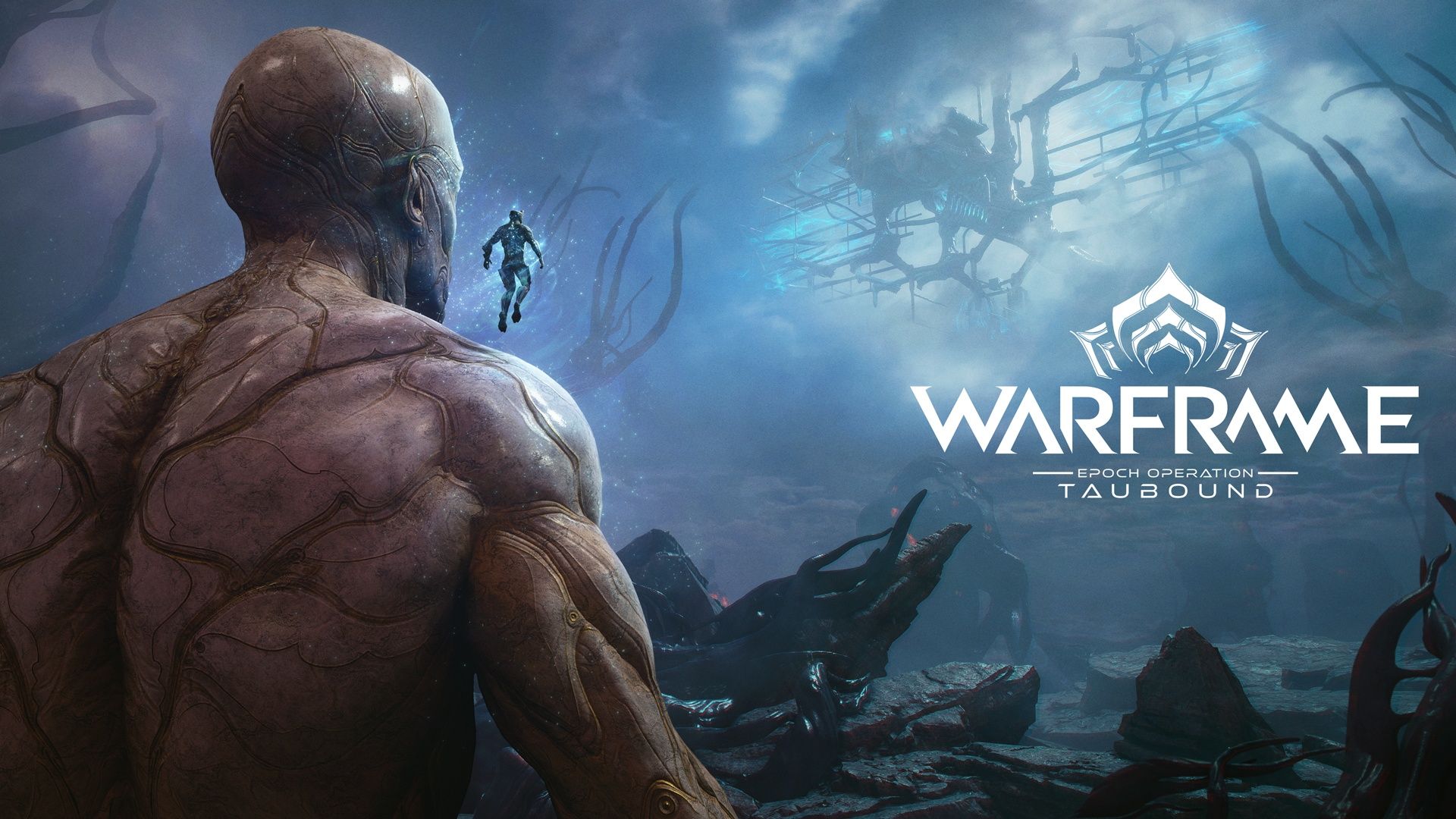 Official Warframe artwork accompanying the October Taubound event schedule.