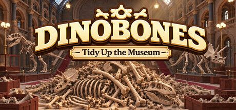 DinoBones: Tidy Up the Museum official Steam store artwork.