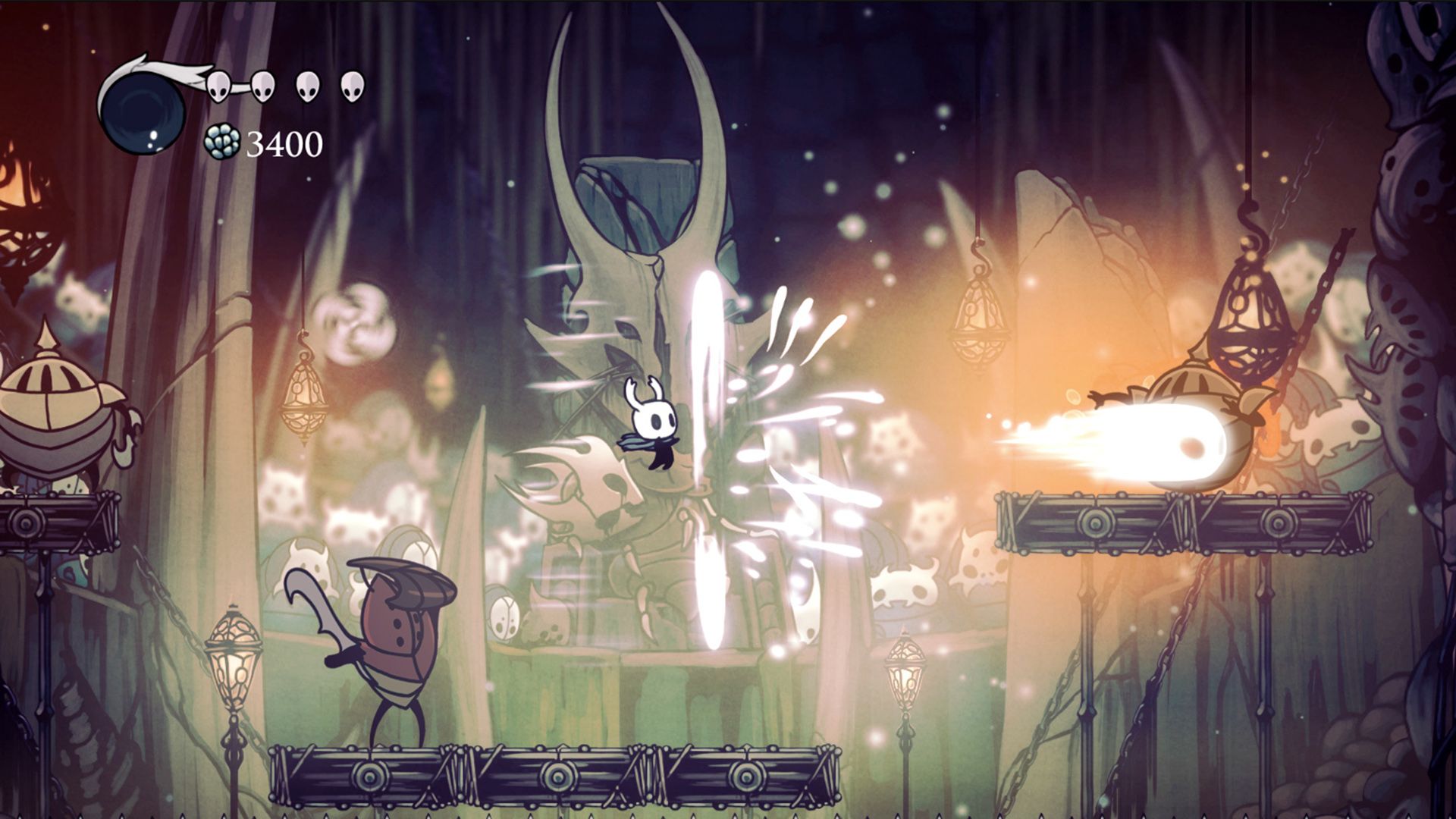 A region of Hallownest in Hollow Knight.