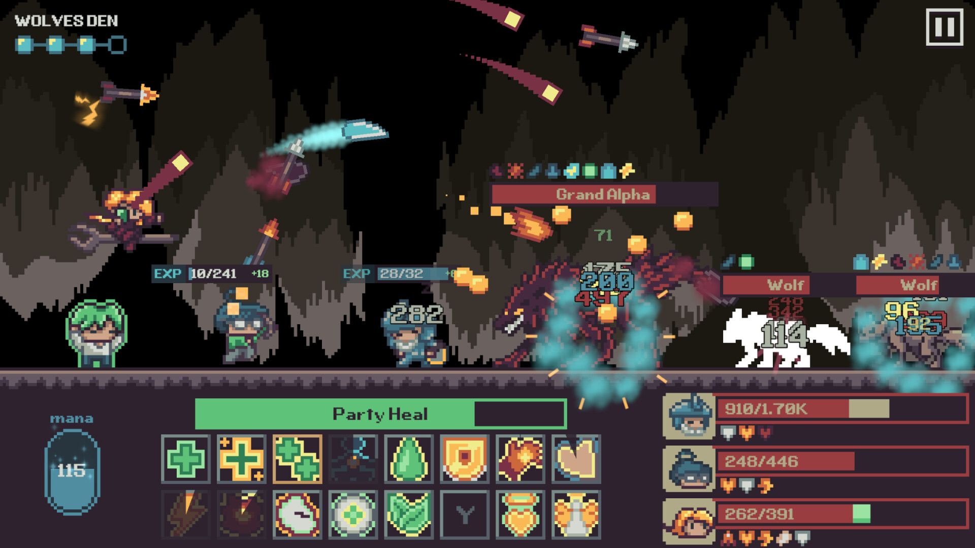 Master Healer Kale with useless party official Steam screenshot.