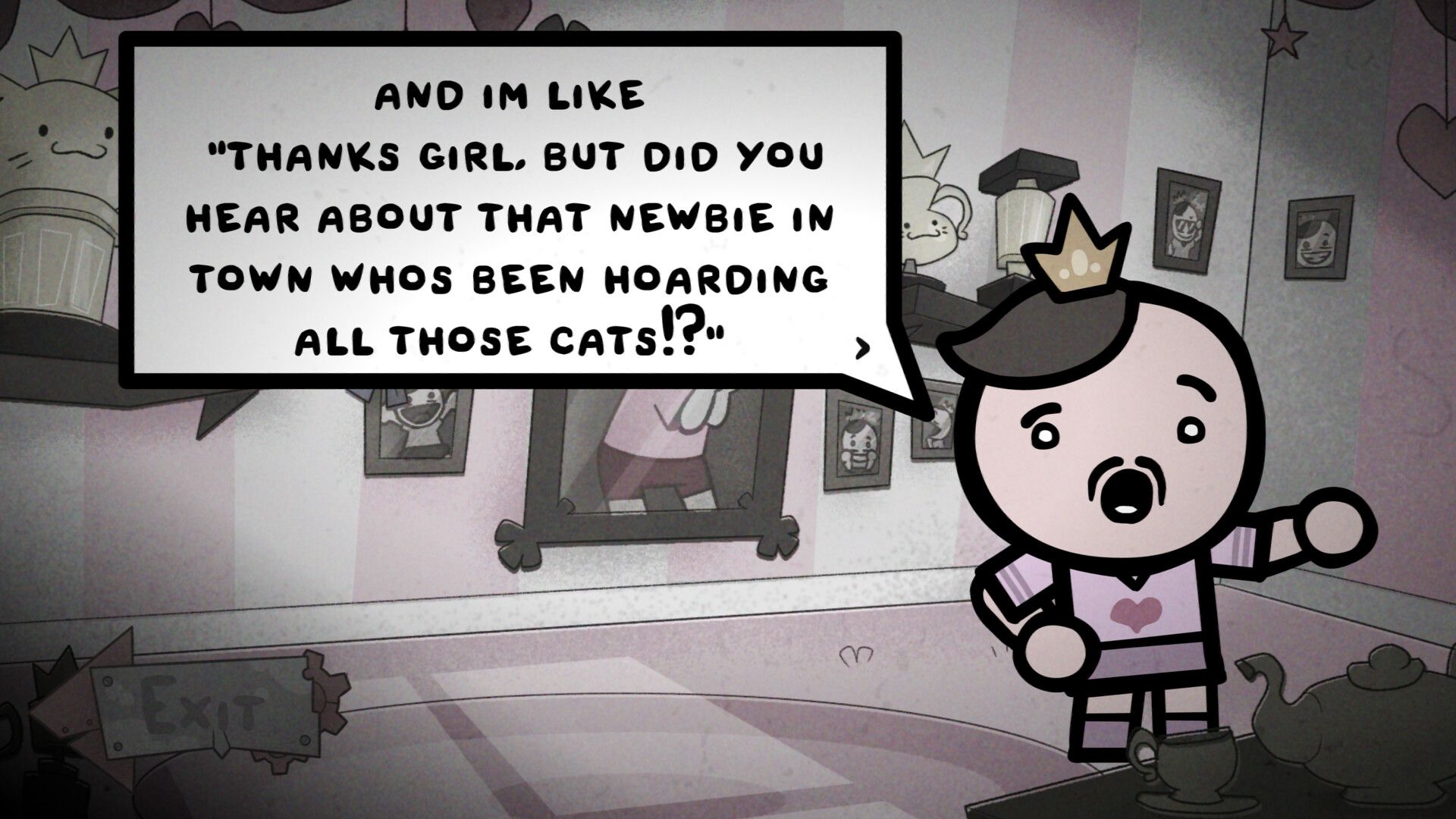 Mewgenics house or furniture screenshot.