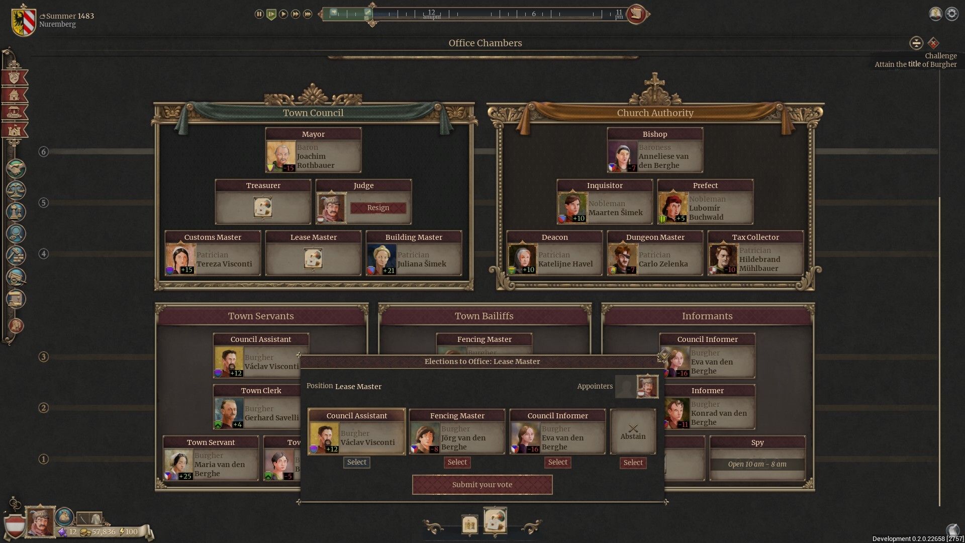 A dynasty family tree in Europa 1410