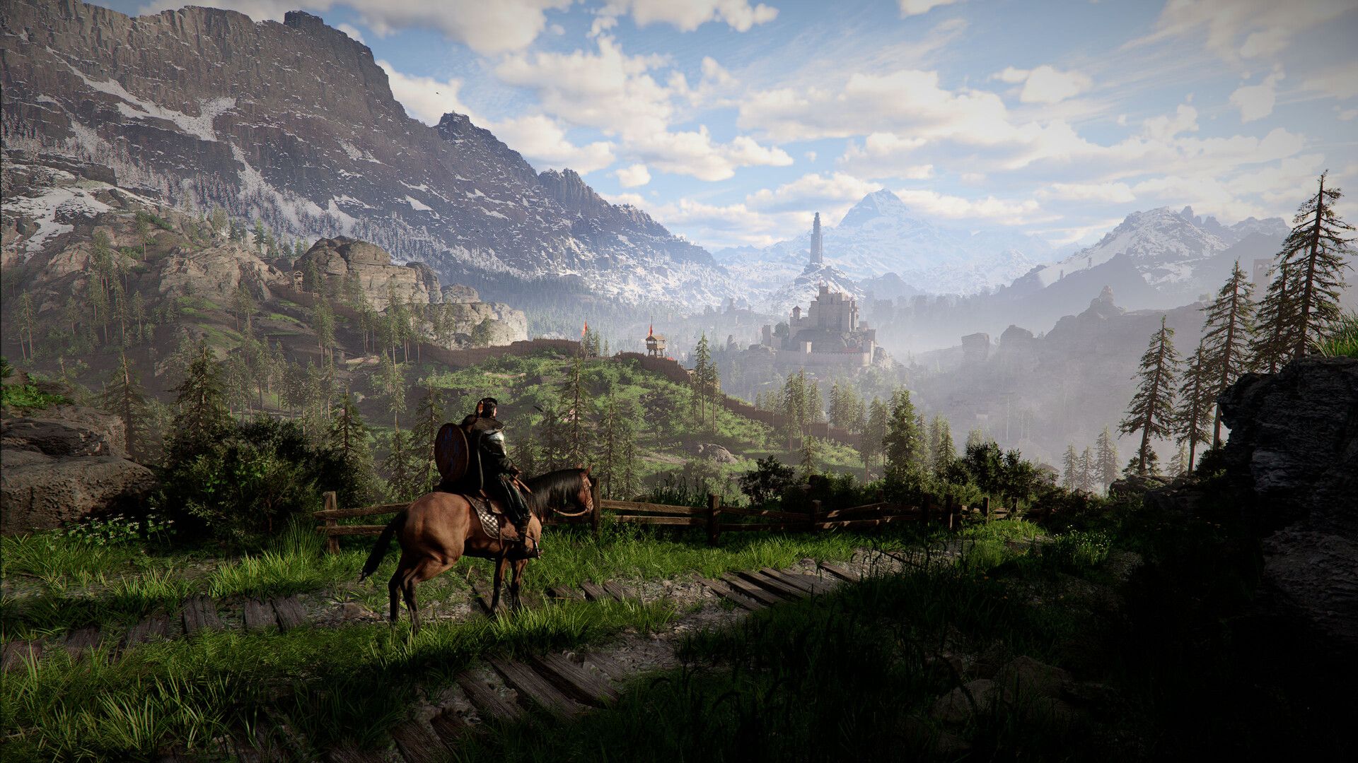 Crimson Desert key art and open-world action.
