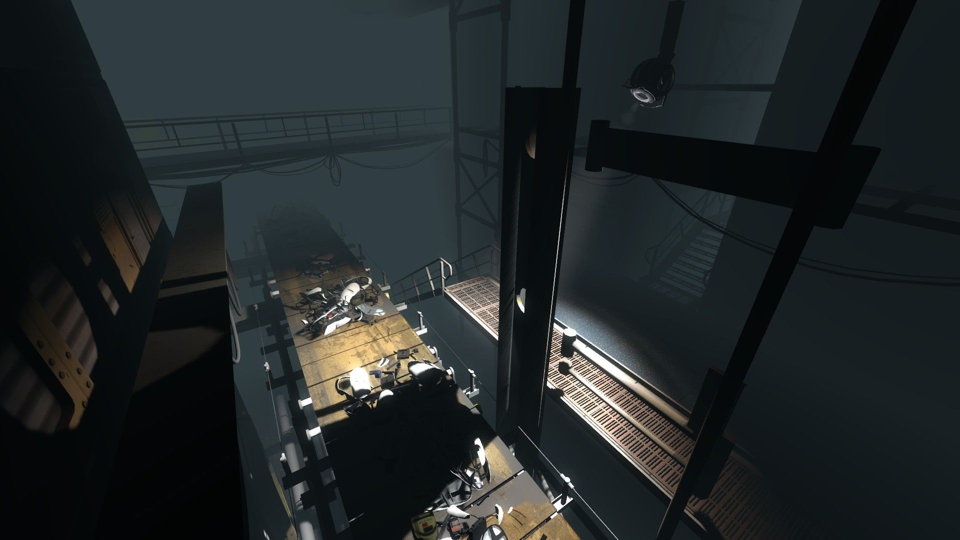 Atlas and P-body in Portal 2 cooperative mode