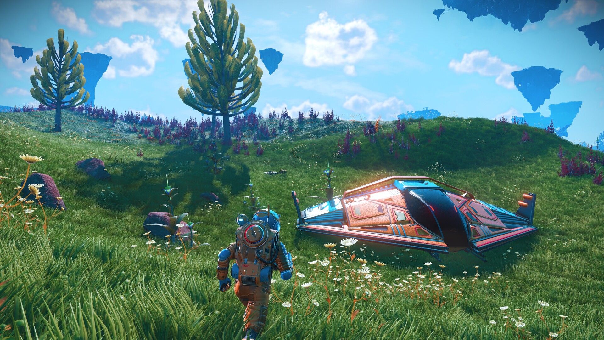 A player-built space station in No Man's Sky Cosmos