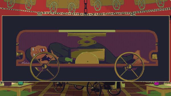 A deduction scene in The Case of the Golden Idol.
