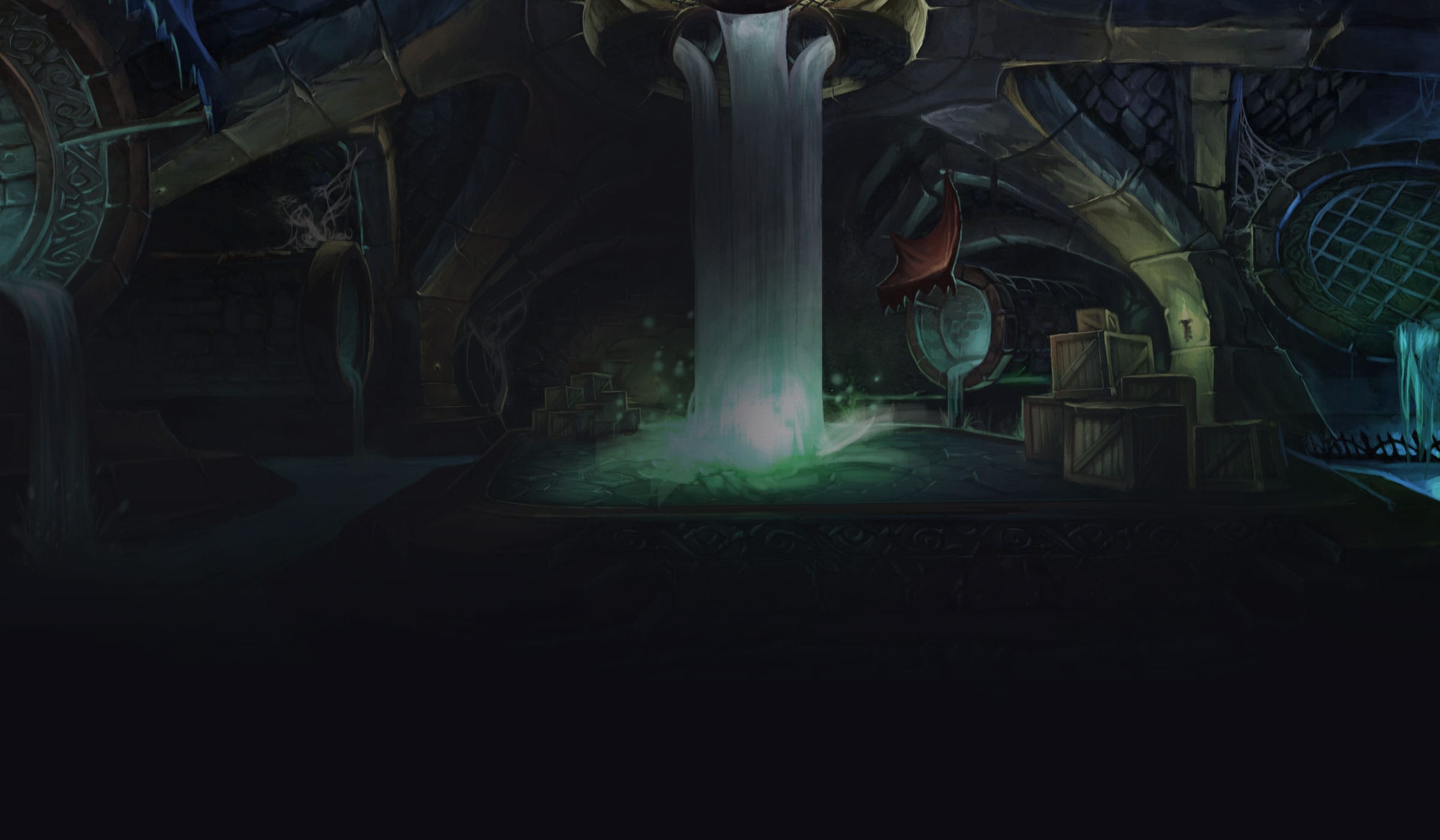 Official Warcraft Rogue-themed underground environment artwork