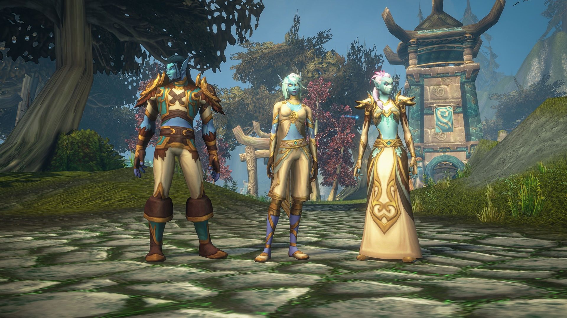 Three Skyborne characters in World of Warcraft Forever