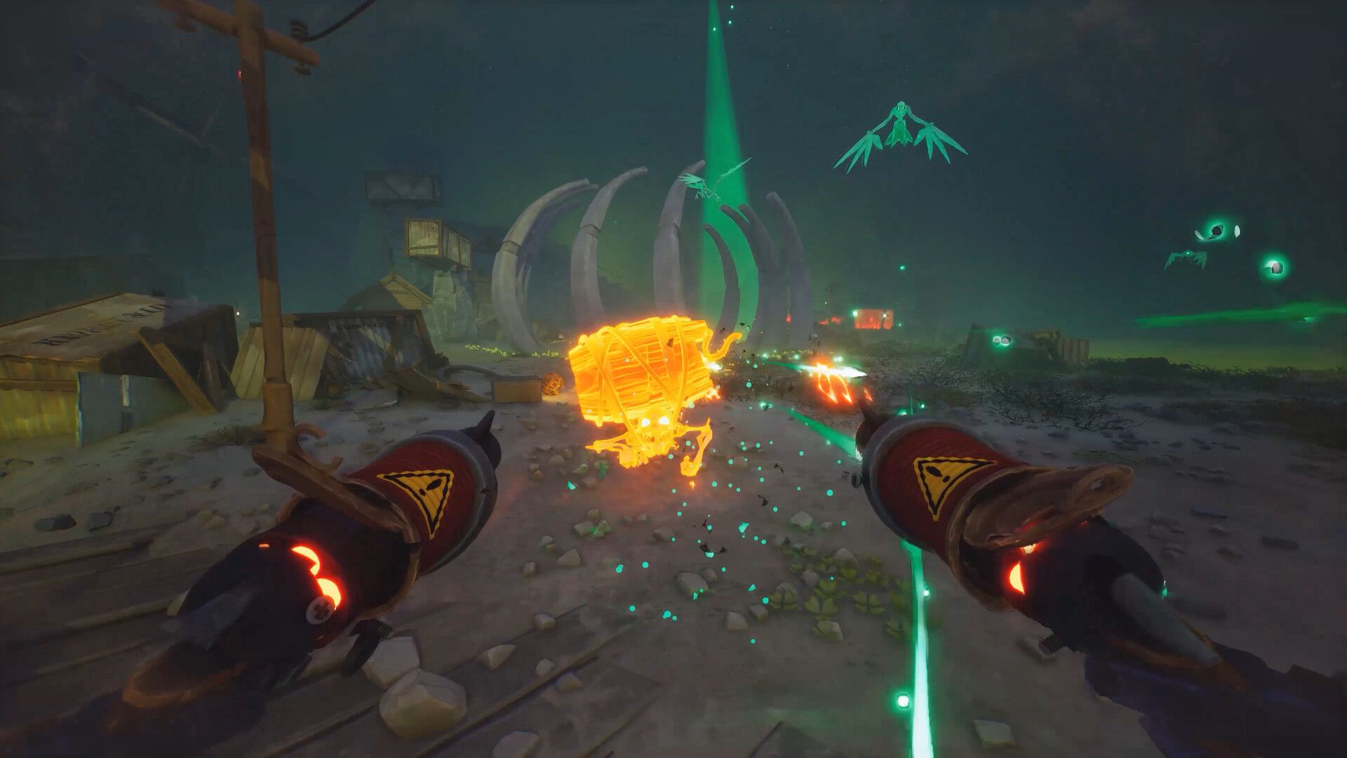 Far Far West enemies and western combat scene.