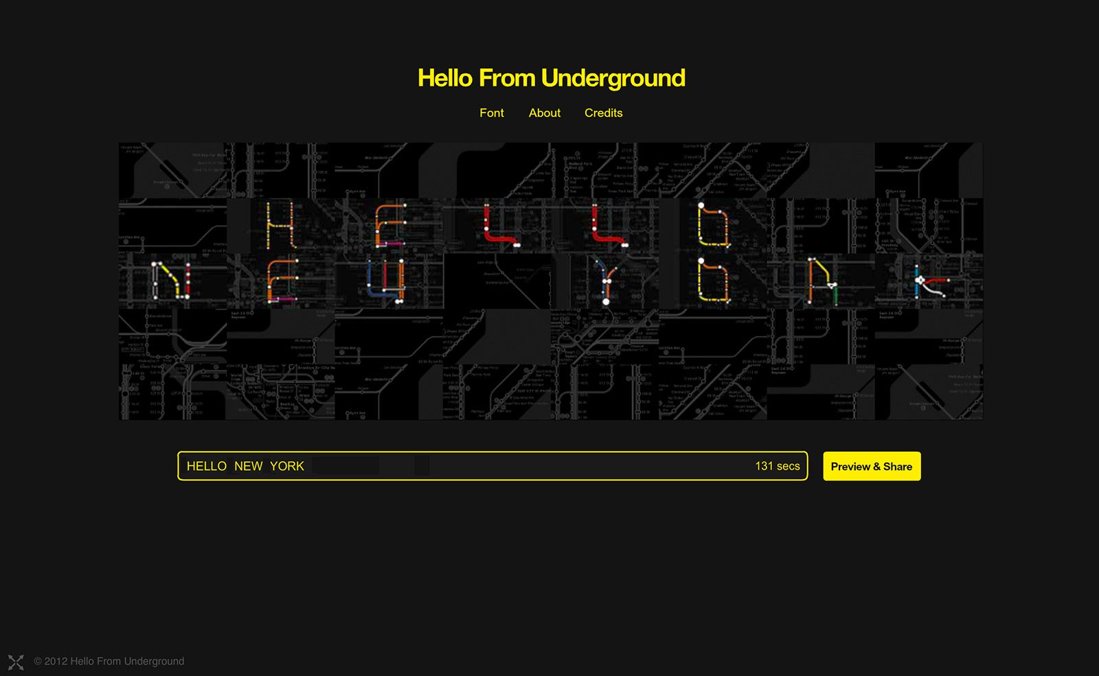Hello From Underground by Christian Lopez