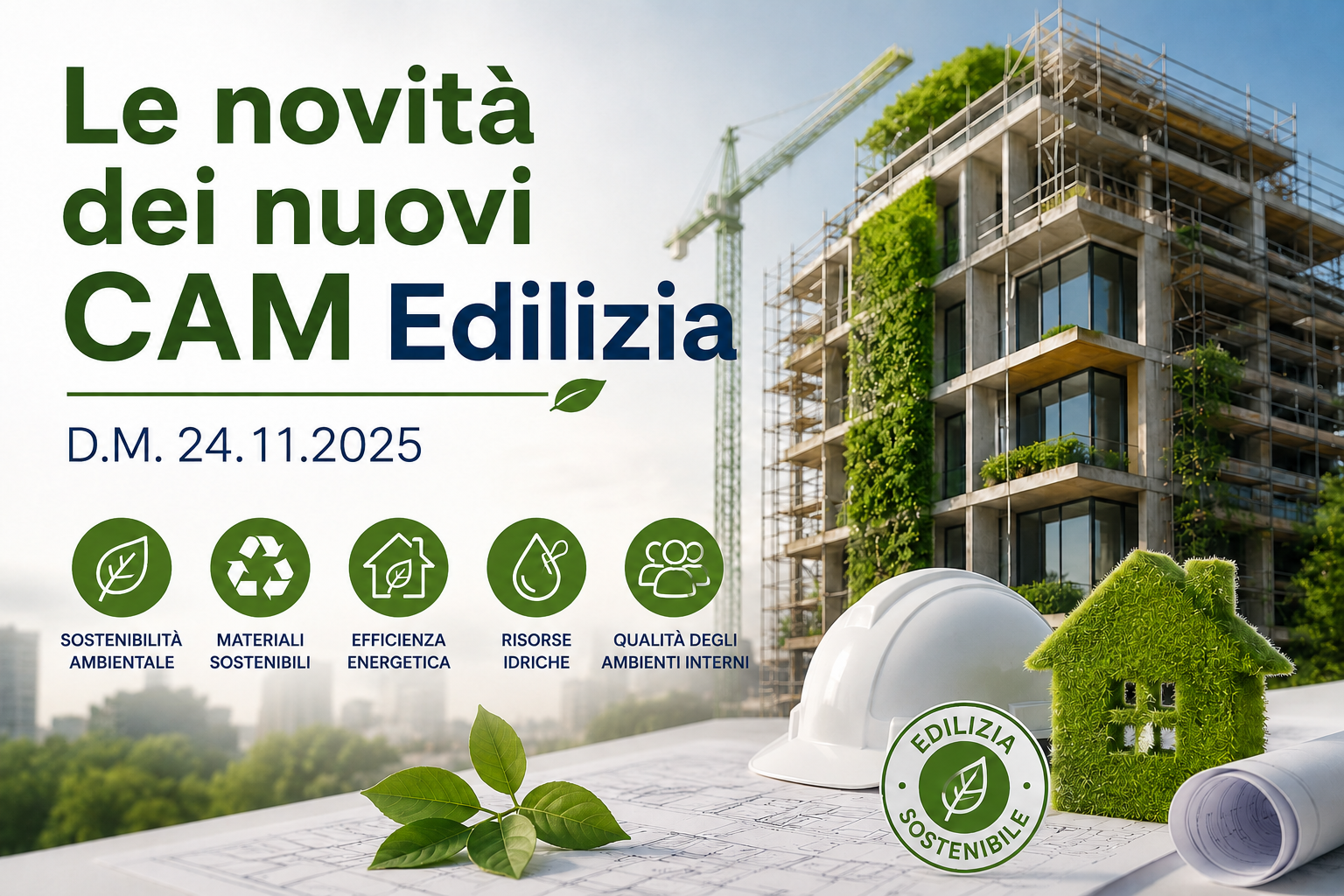 Le novità dei nuovi CAM Edilizia event cover