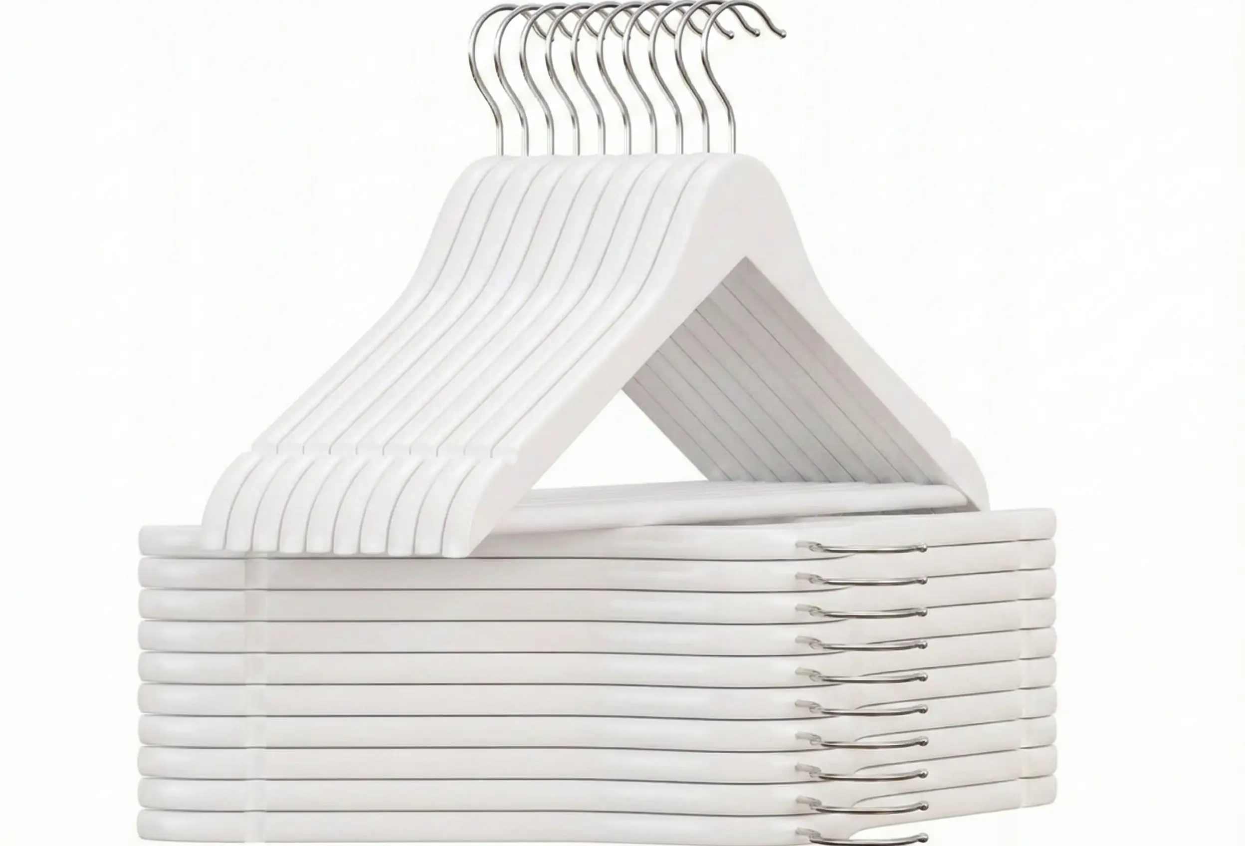 Natural Wood Dress & Trouser Hanger thumbnail 2