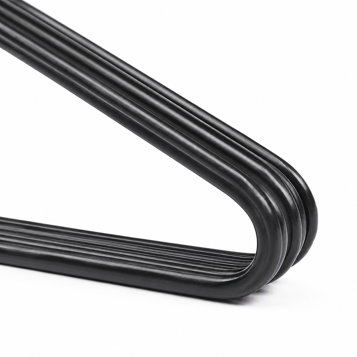 PVC-beschichteter Metall-Hosenbügel mit Klammern – Produktansicht 3
