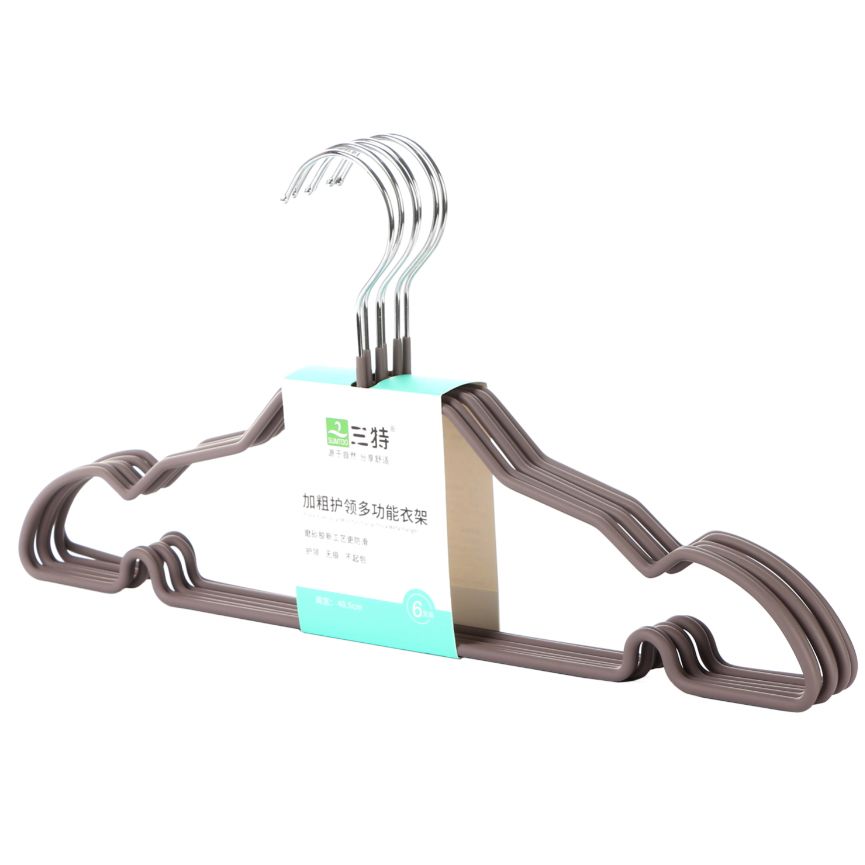 PVC-beschichteter Metallkleiderbügel – Produktansicht 5