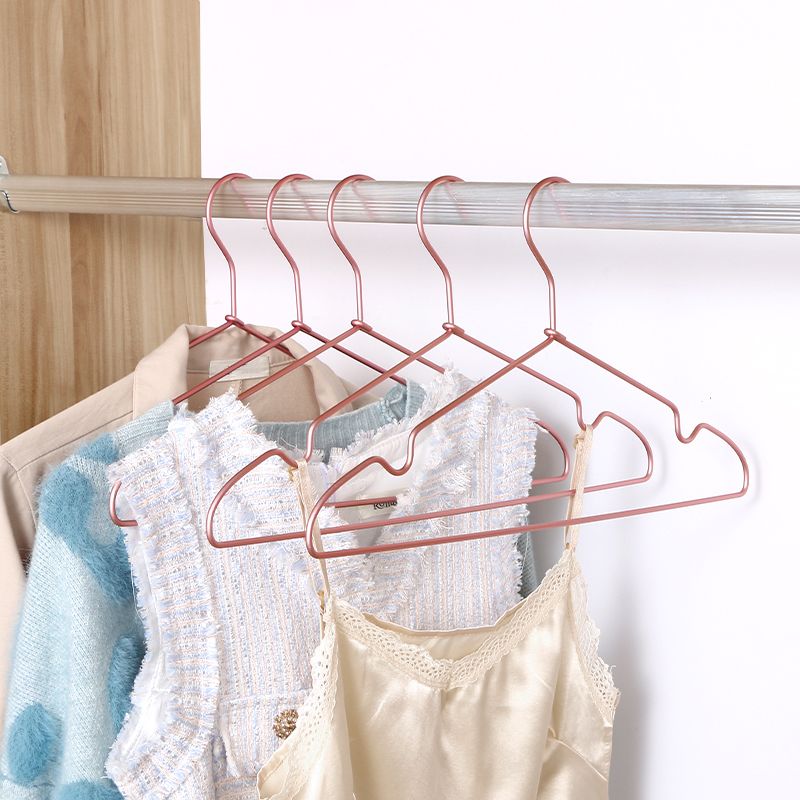 Nonslip Cascading Adjustable Metal Pants Skirts Cloth Hanger With Clips thumbnail 14