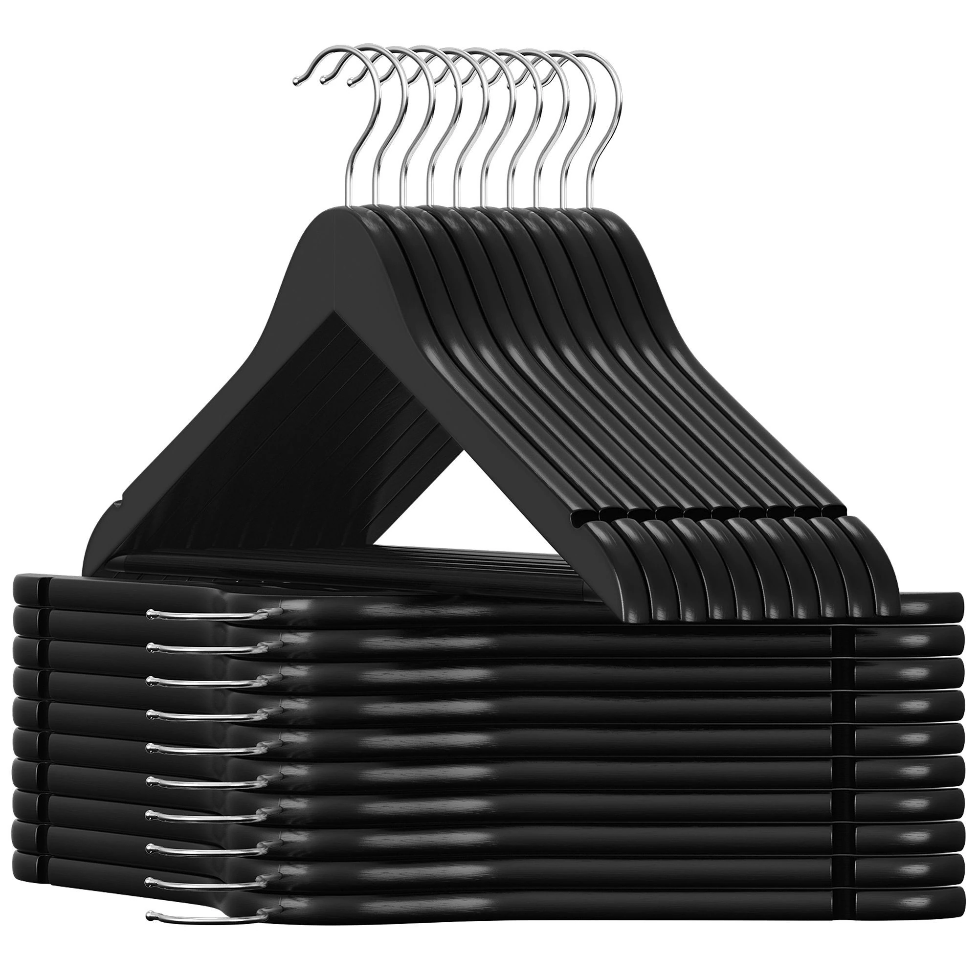 Natural Wood Dress & Trouser Hanger thumbnail 3