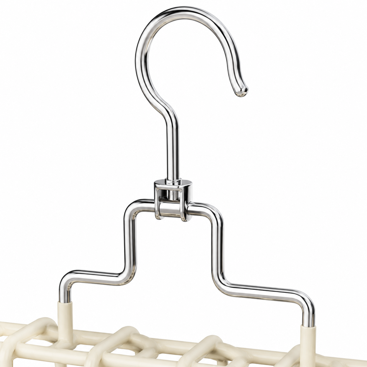 PVC-beschichteter Metallkleiderbügel – Produktansicht 2