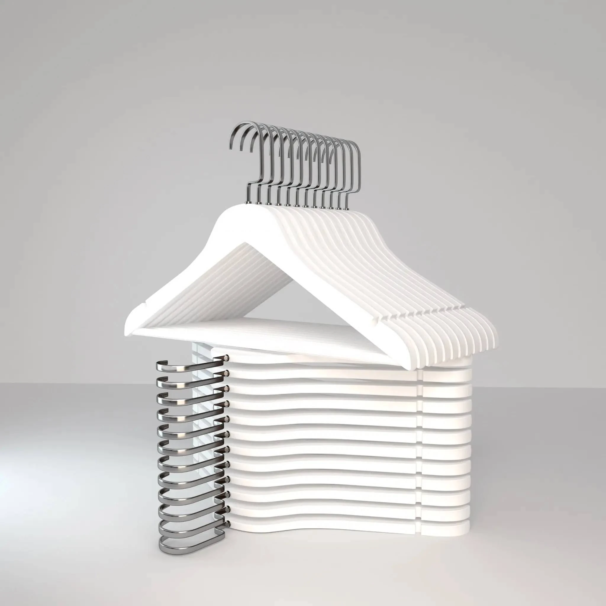 Wooden Clothes & Trouser Hanger thumbnail 2