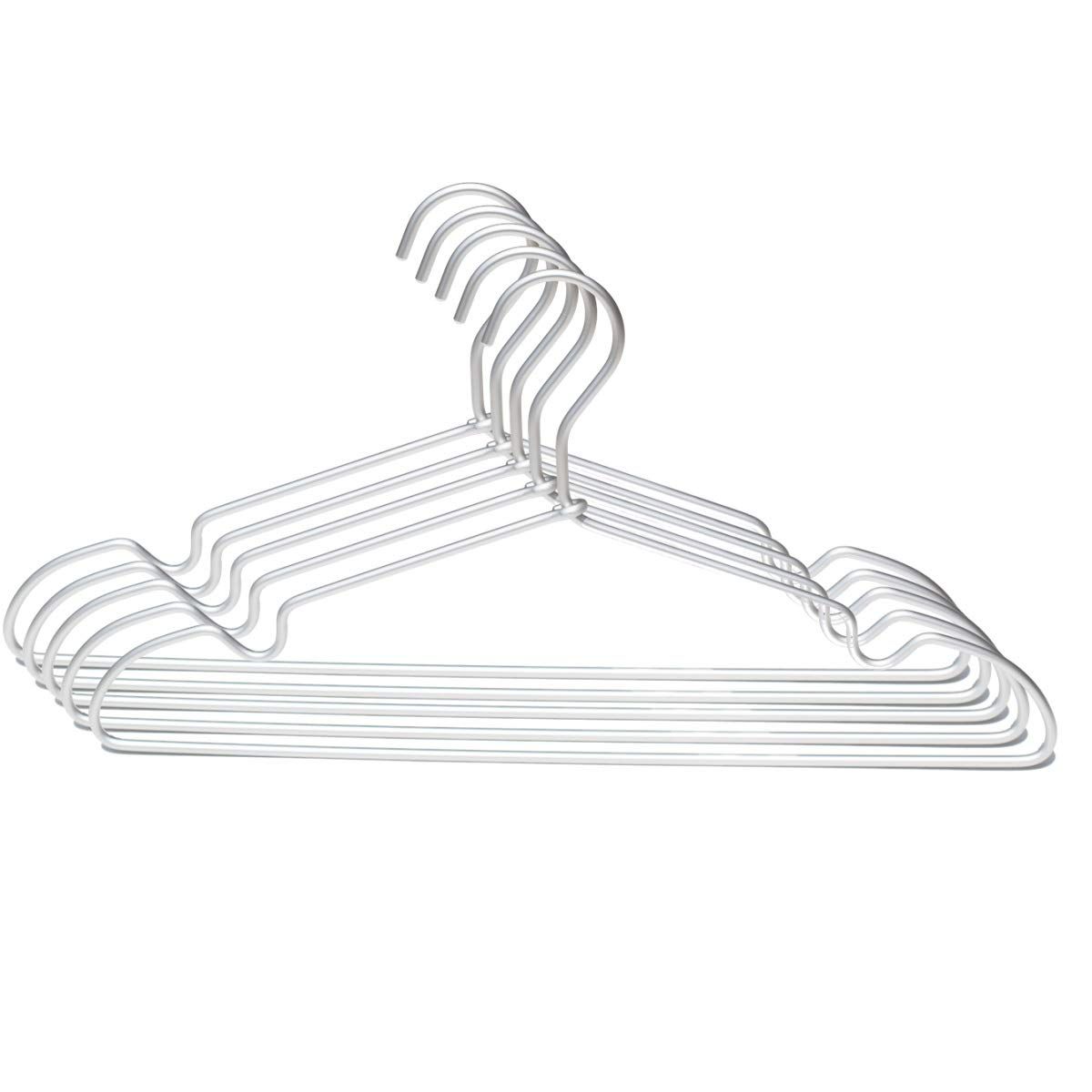 Nonslip Cascading Adjustable Metal Pants Skirts Cloth Hanger With Clips thumbnail 18