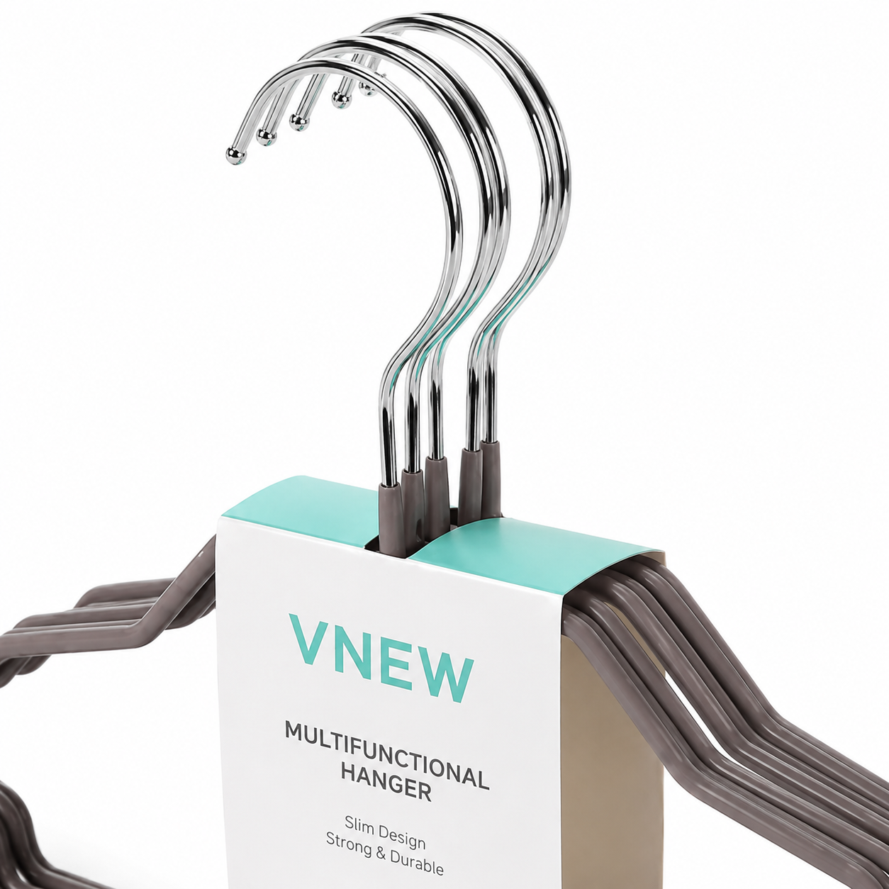 PVC-beschichteter Metallkleiderbügel – Produktansicht 2