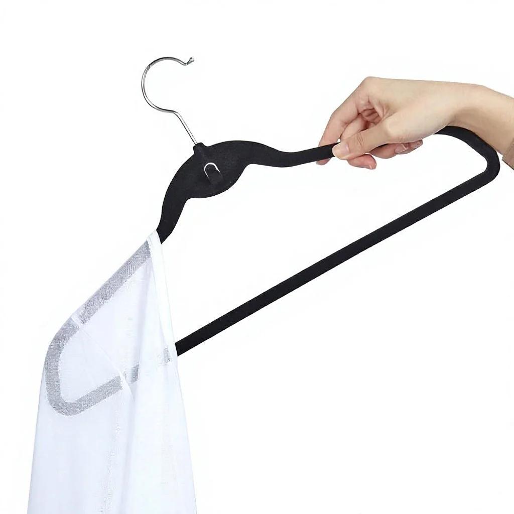Velvet Cascading Space-Saving Hanger thumbnail 3