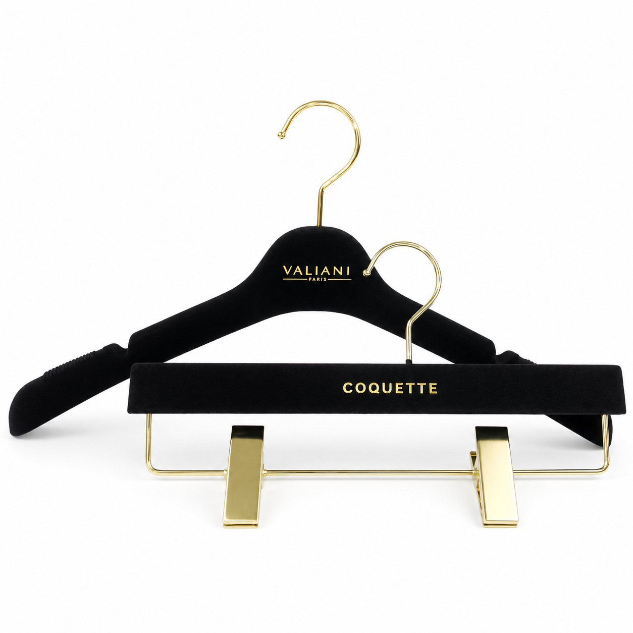 Suit Hanger Non-Slip Velvet Suit Jacket Coat Hanger