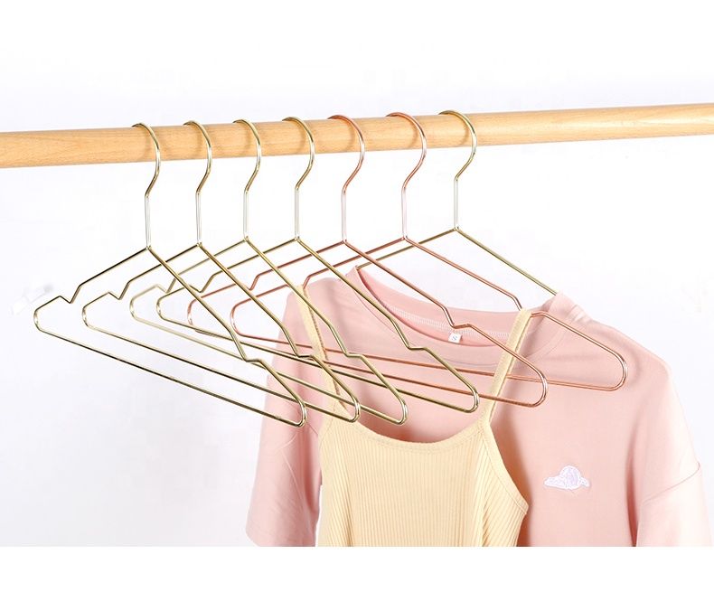 Nonslip Cascading Adjustable Metal Pants Skirts Cloth Hanger With Clips thumbnail 10