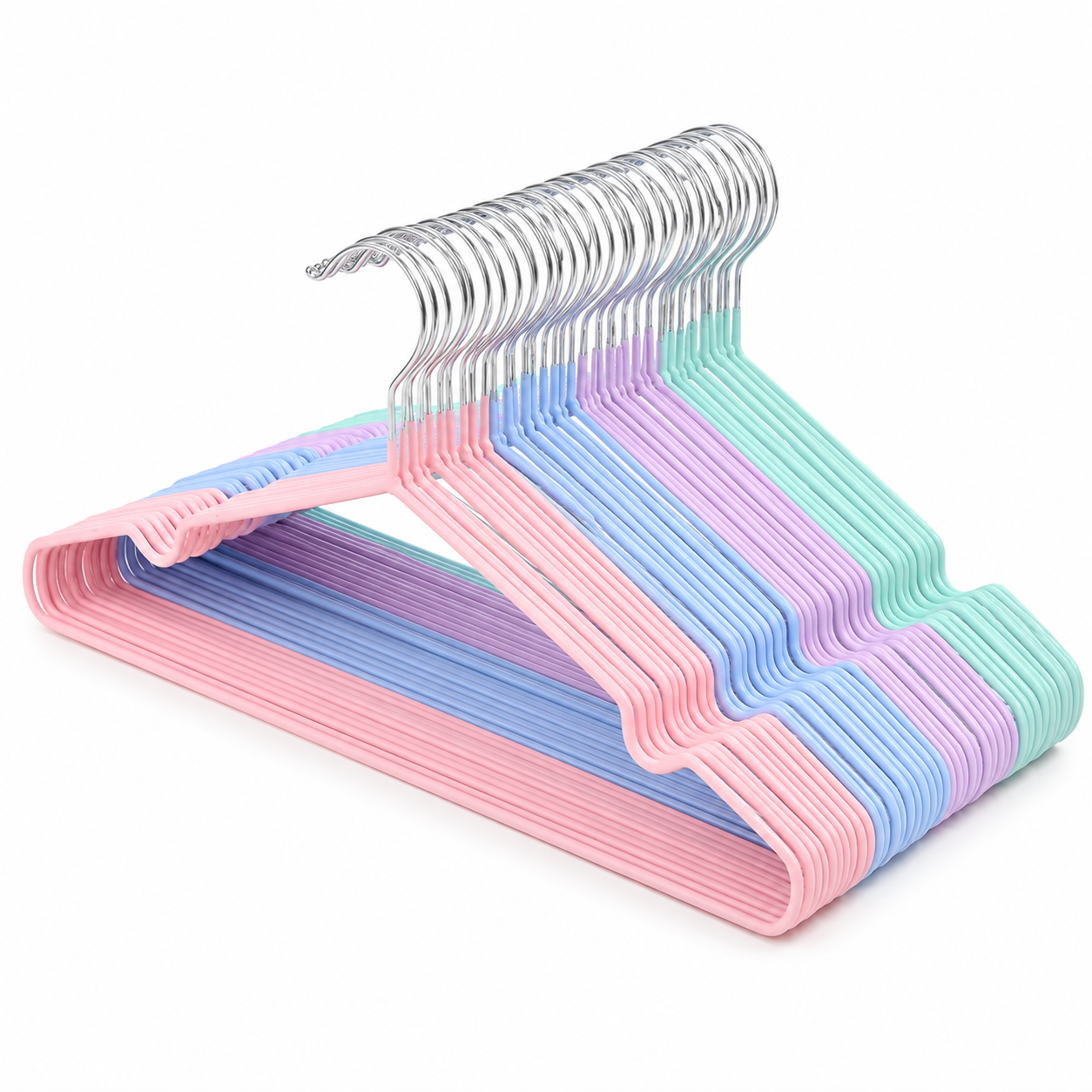 PVC-beschichteter Metall-Kleiderbügel für Wäsche – Produktansicht 3