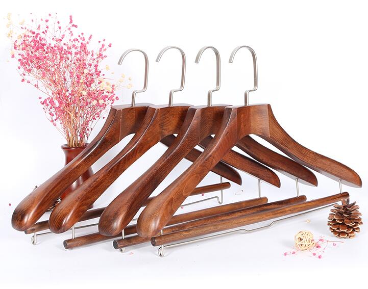 Nonslip Cascading Adjustable Metal Pants Skirts Cloth Hanger With Clips thumbnail 6