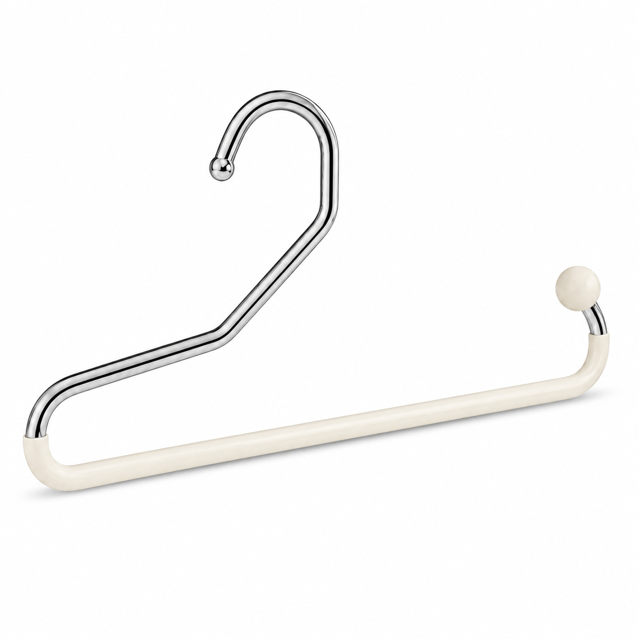 PVC-beschichteter Metall-Hosenbügel mit Klammern – Produktansicht 2