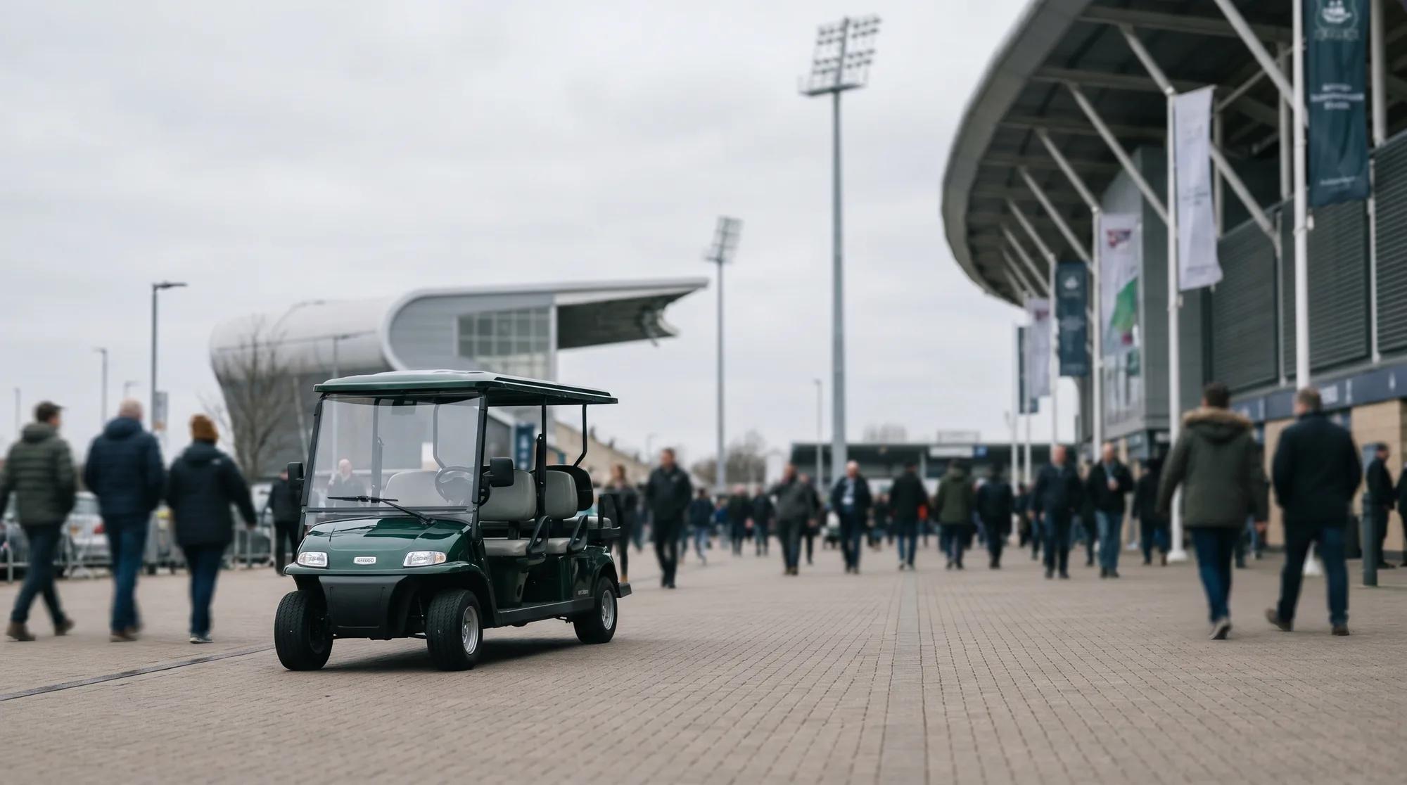 Electric buggies for stadiums and sporting venues