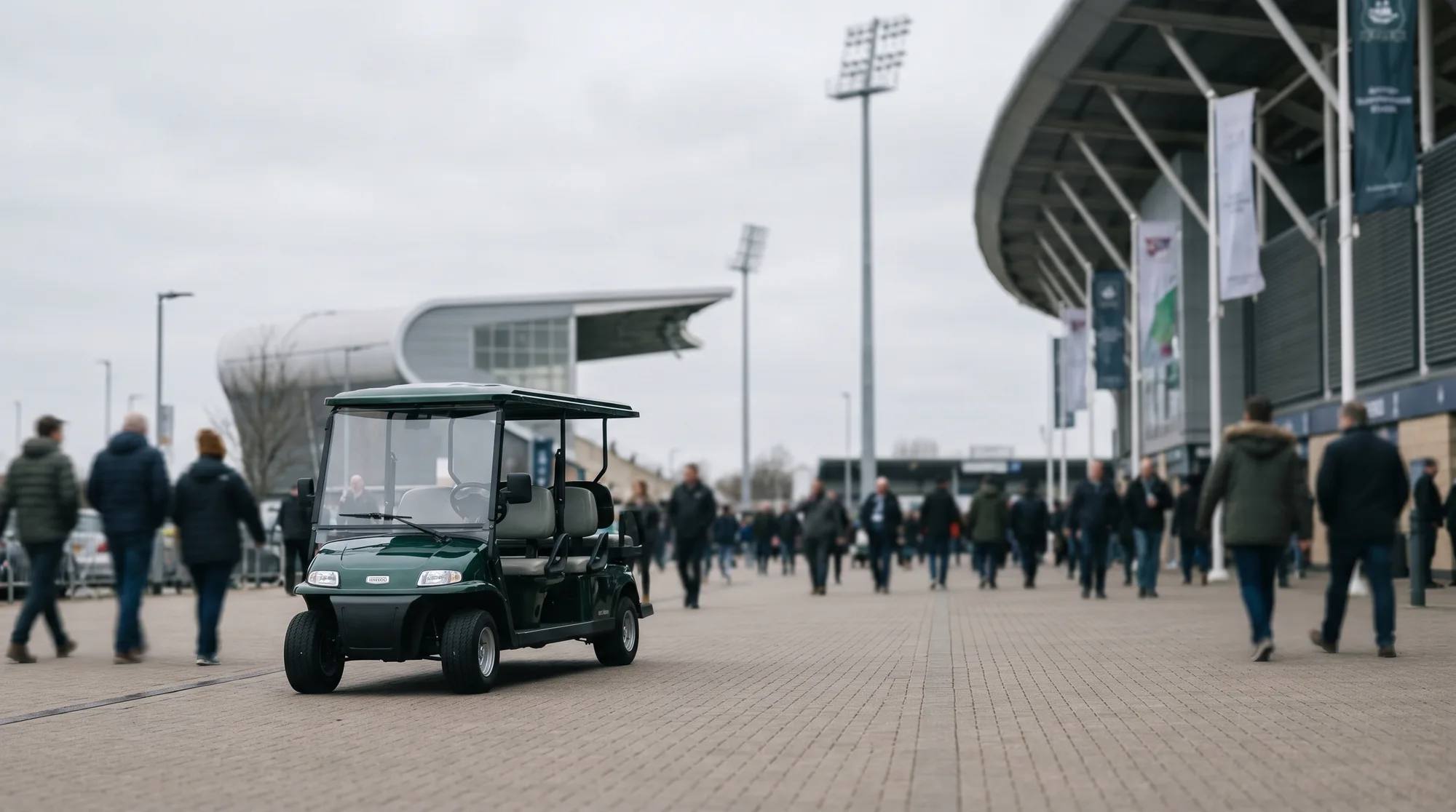 Electric buggies for stadiums and sporting venues