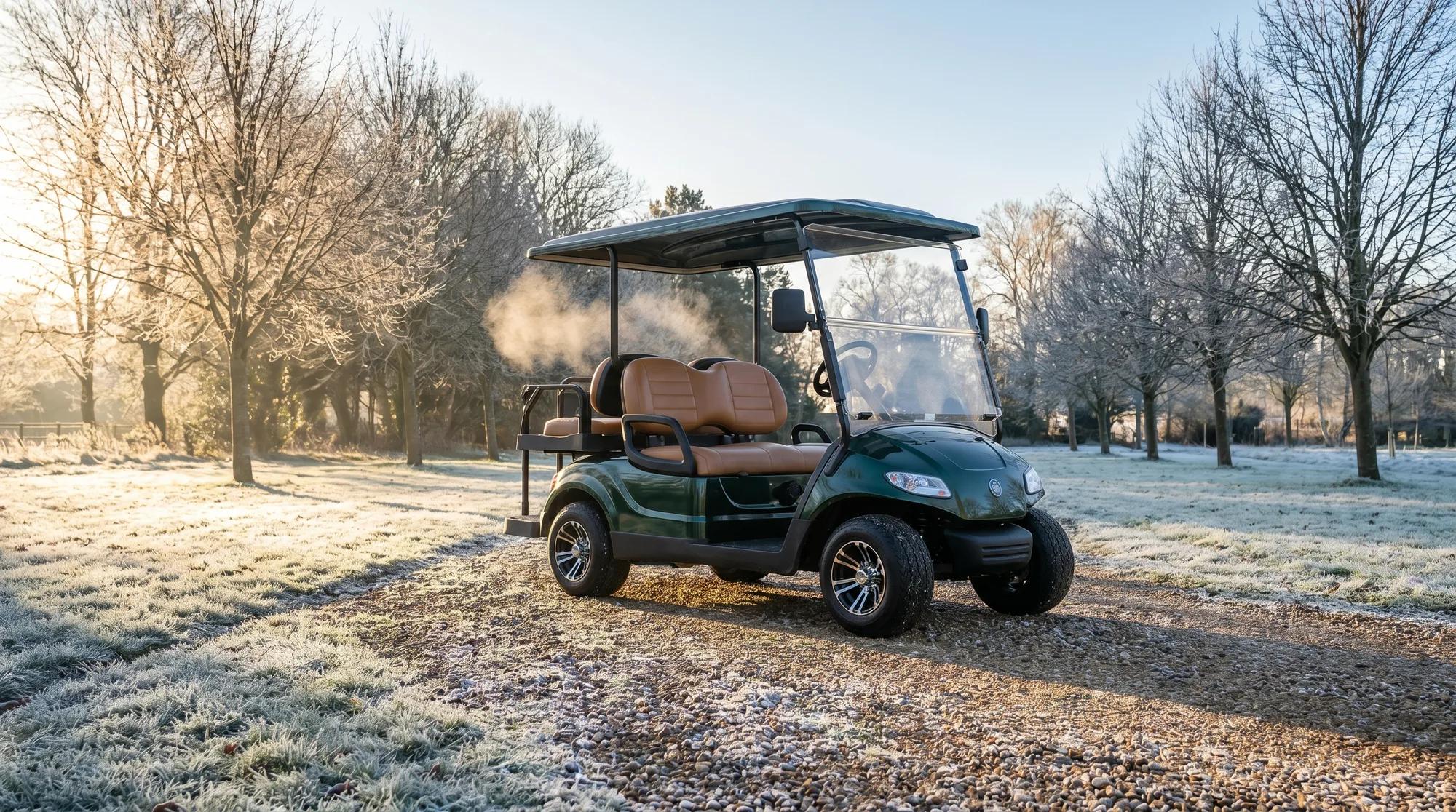 Golf buggy maintenance and winter care