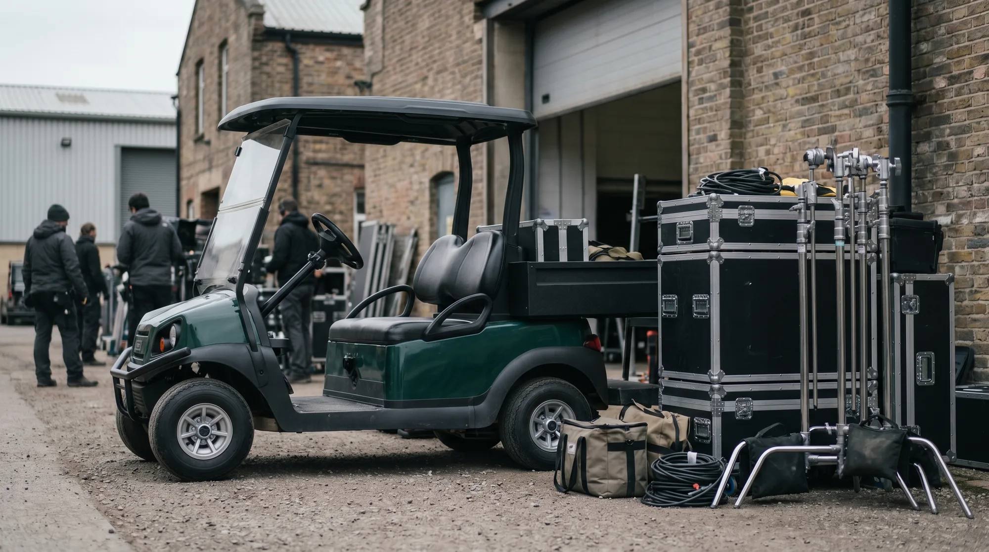 Electric buggies for film and TV production