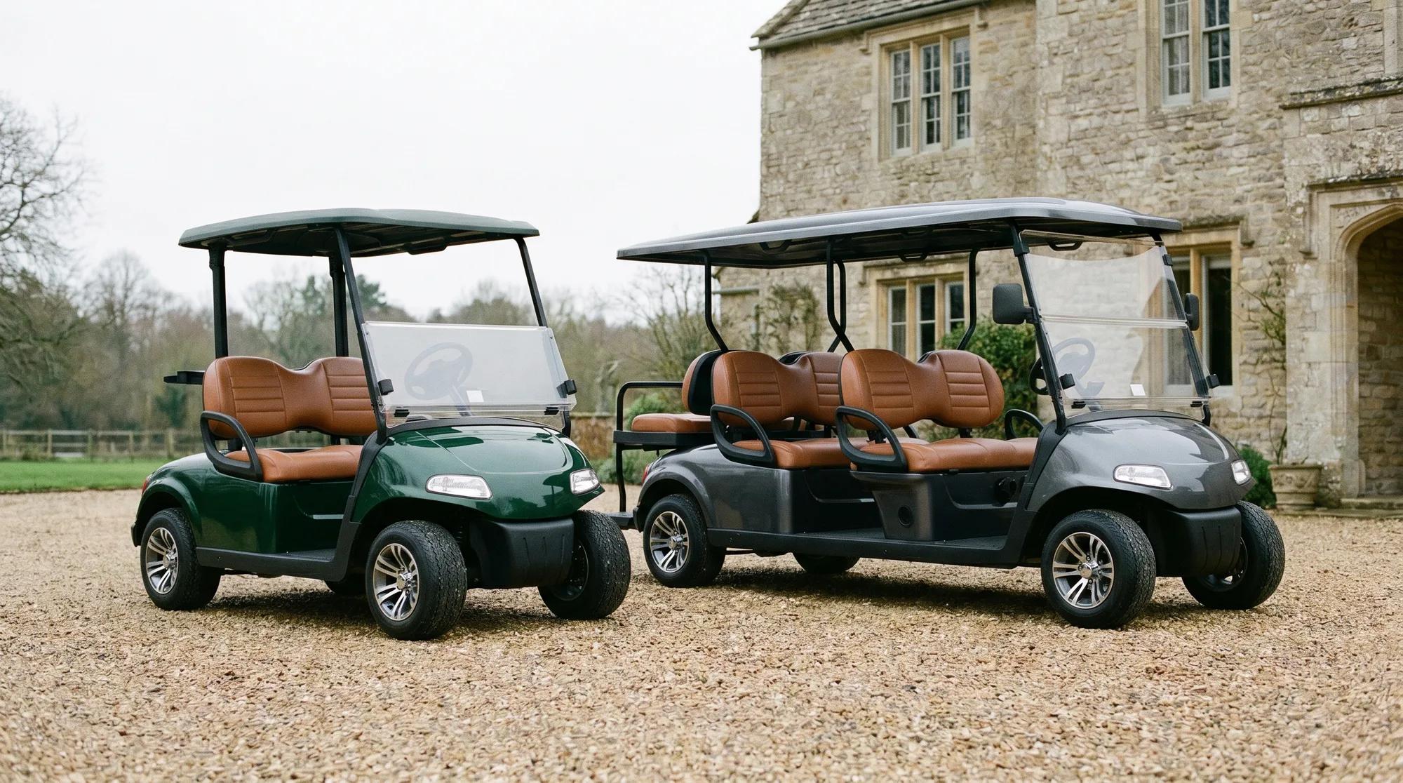 2, 4, 6 or 8 seats: which golf buggy size do you need?