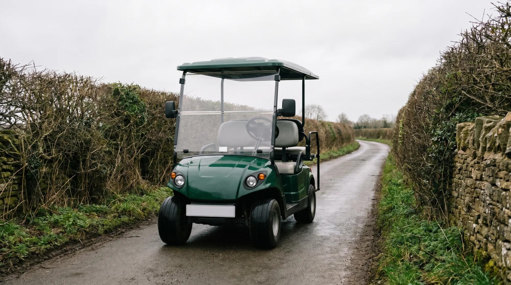 How to make a golf buggy road legal in the UK