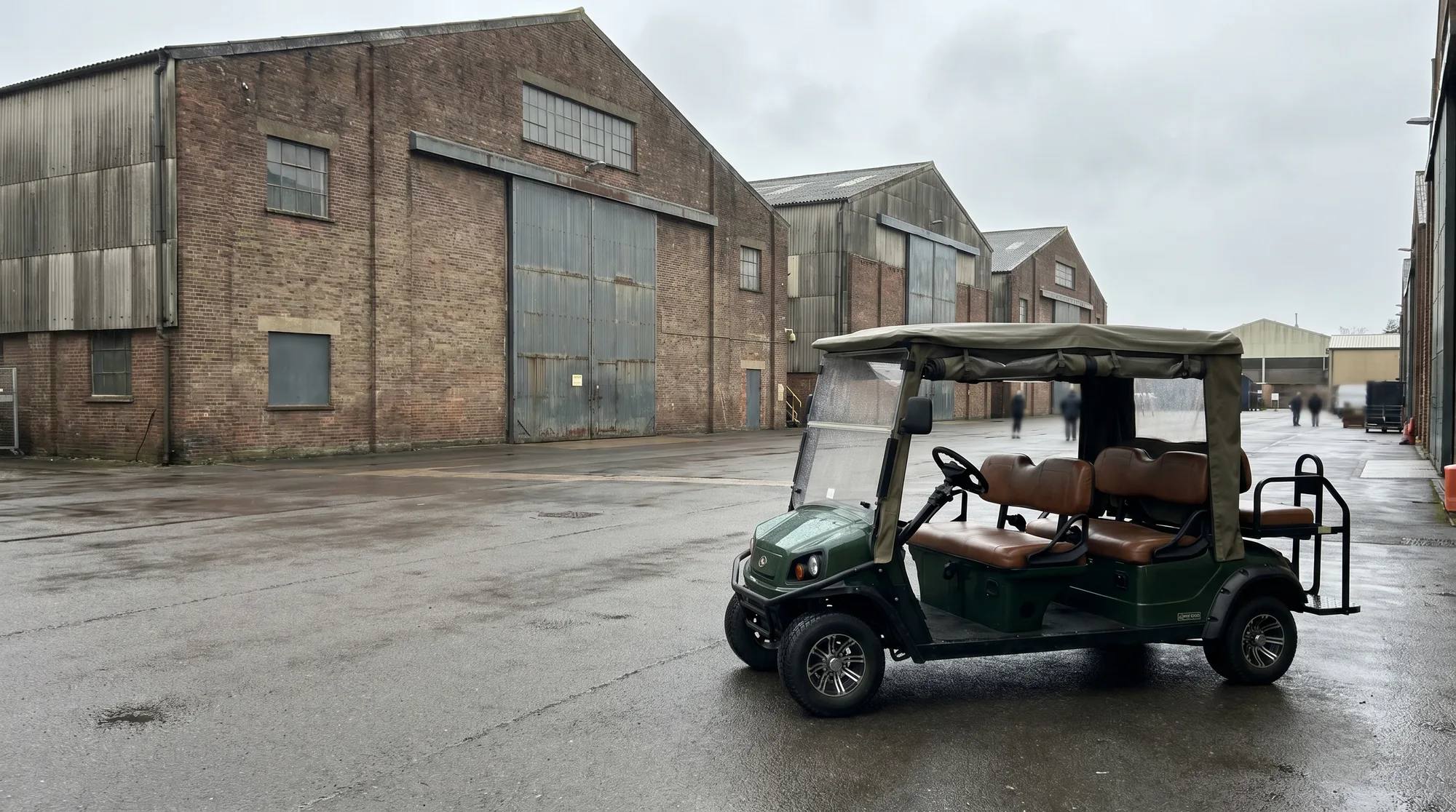 Electric buggies for film studios and backlots