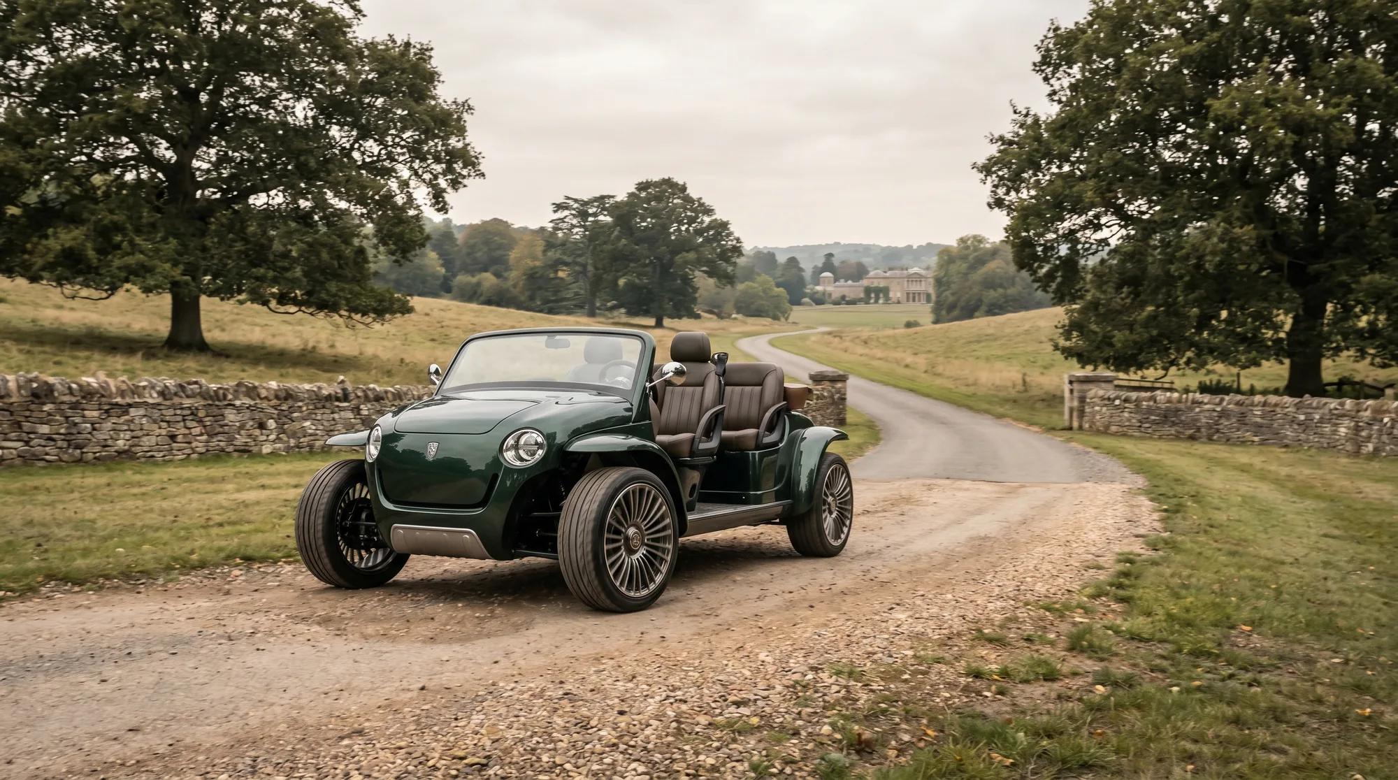 How far can an electric golf buggy go on one charge?