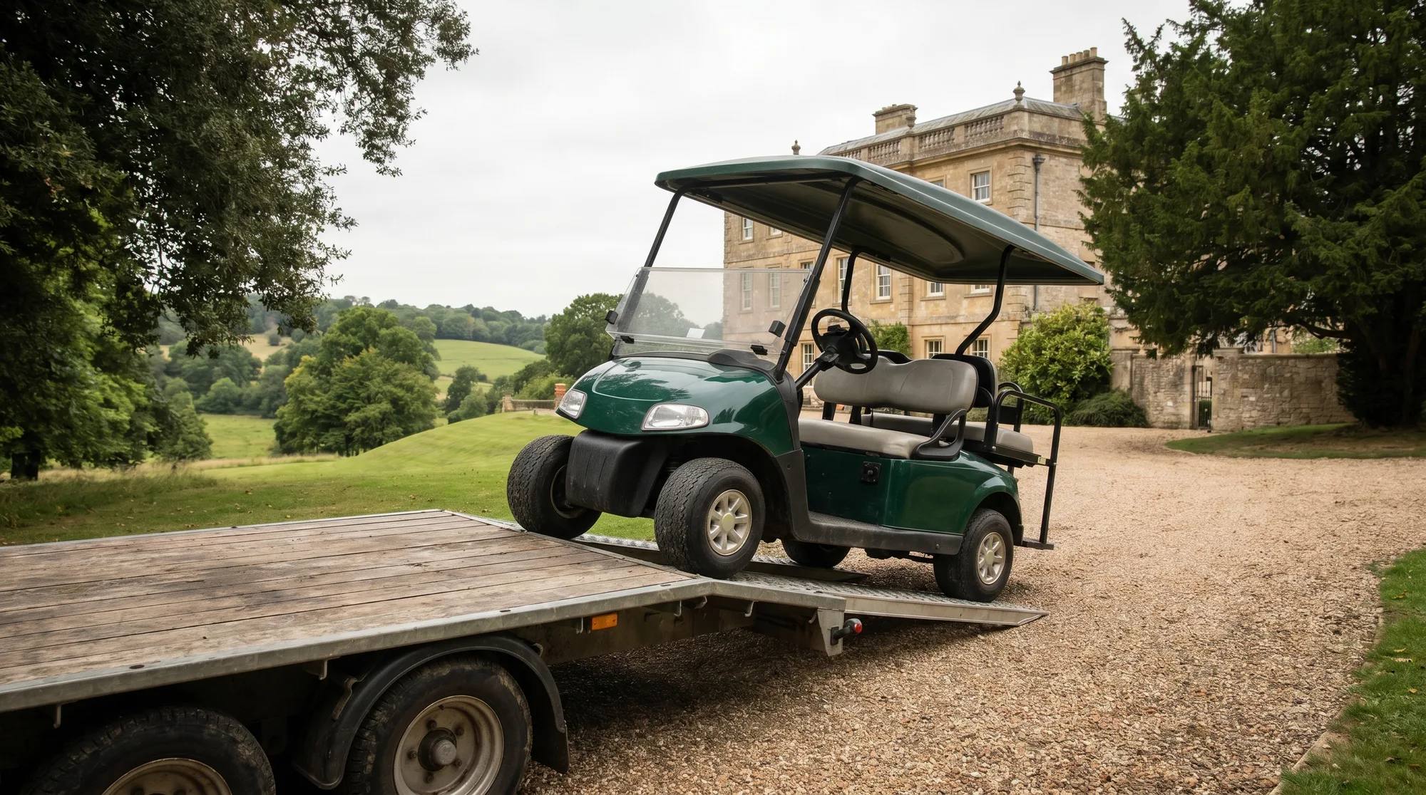 How much does a golf buggy weigh?