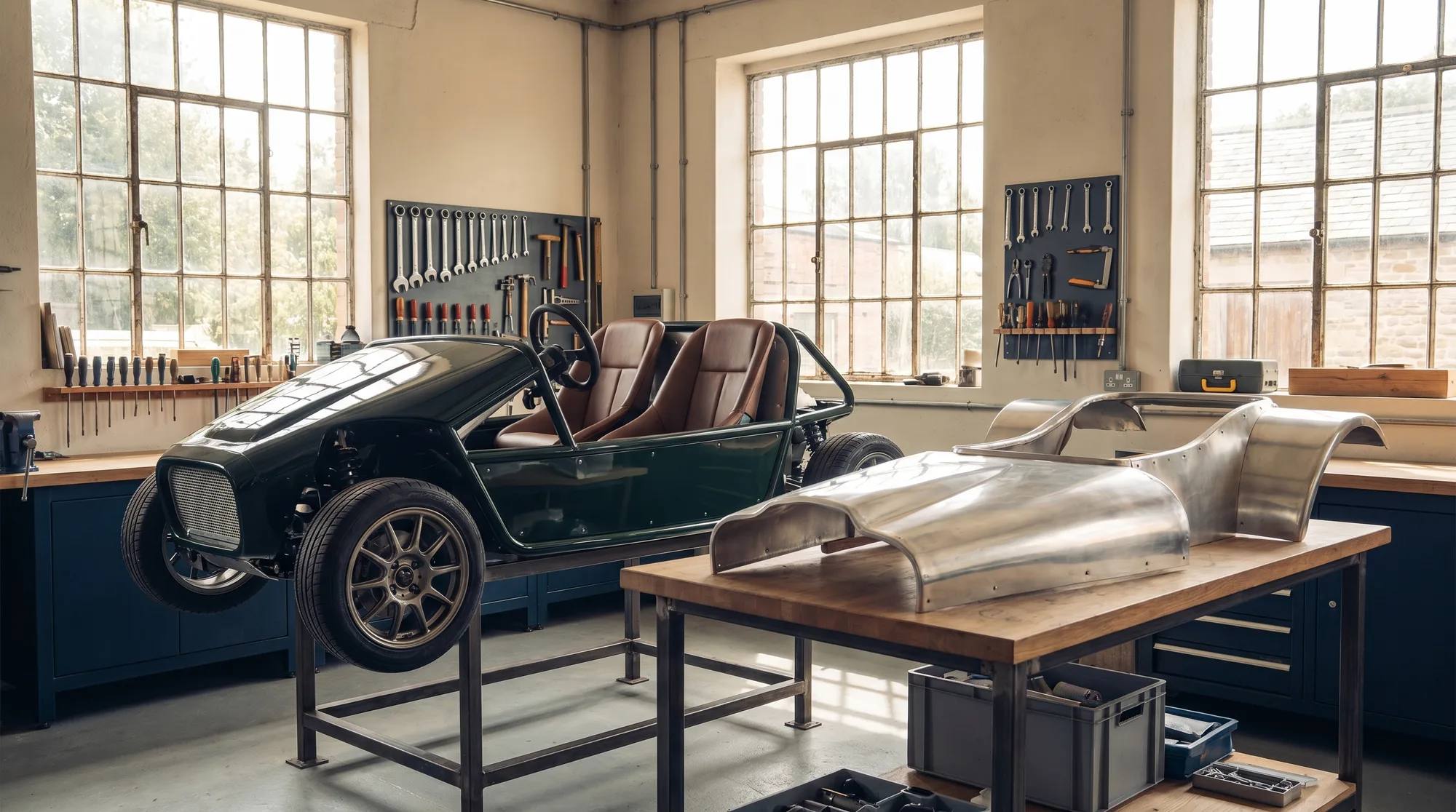How a bespoke electric buggy is made, step by step