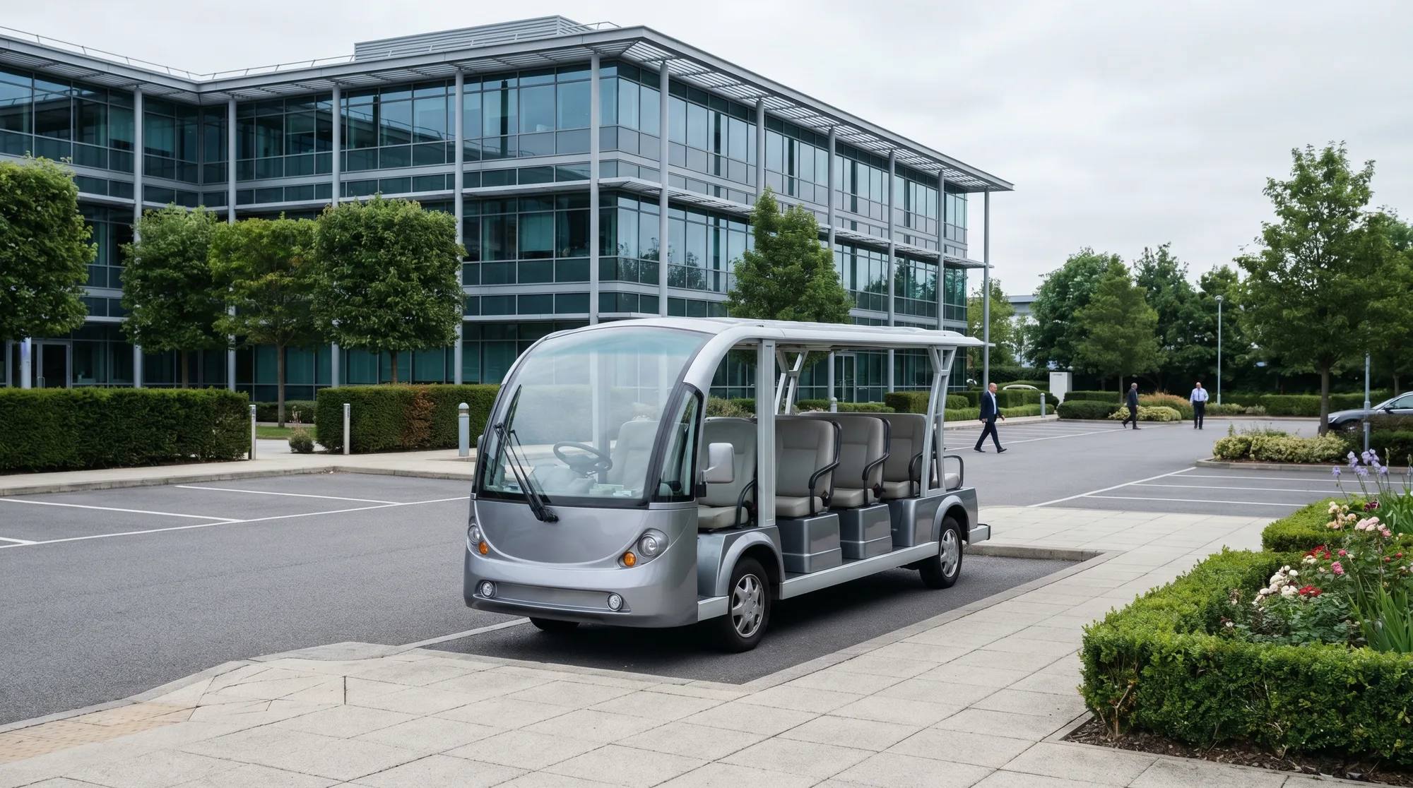 Electric buggies for corporate campuses and business parks