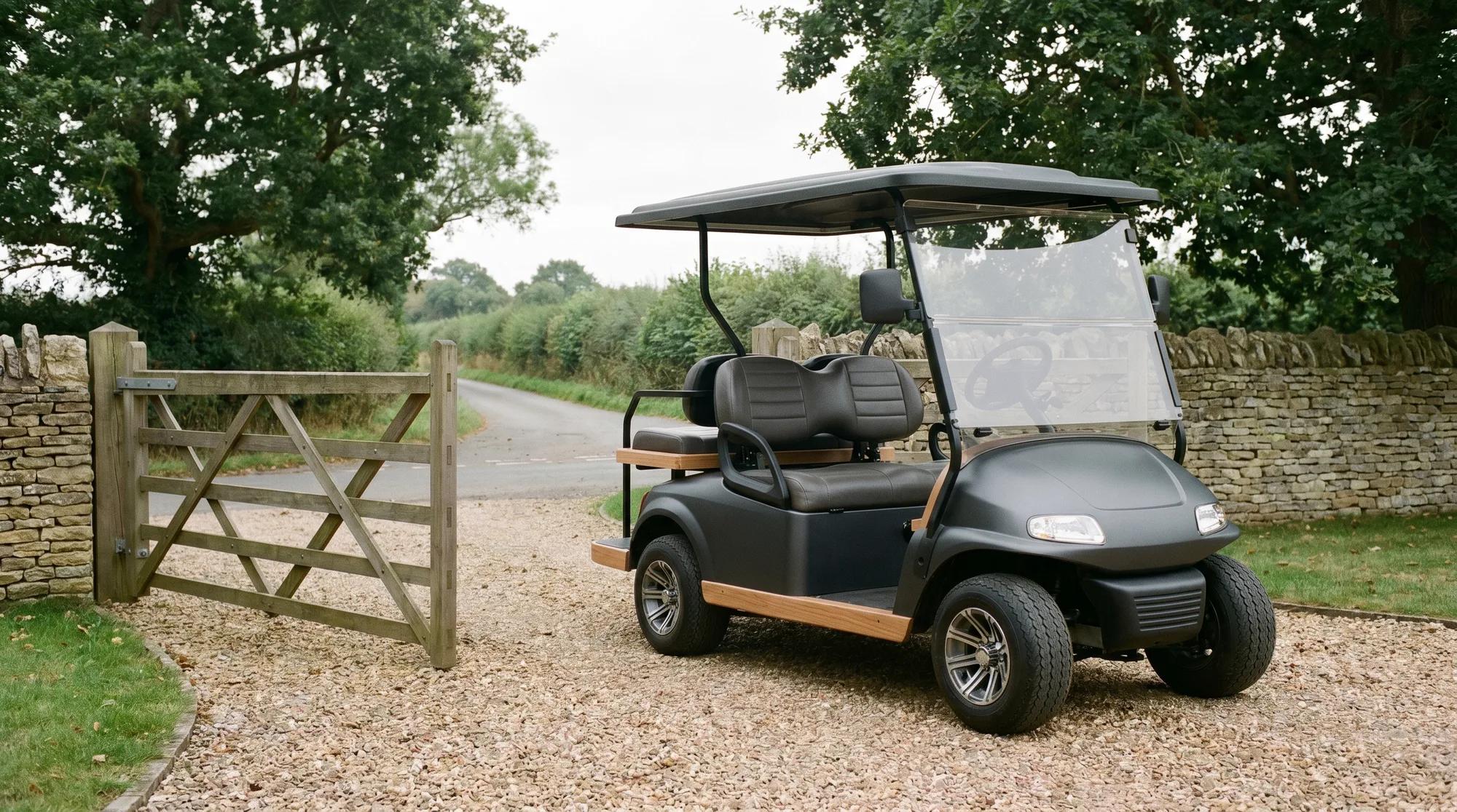 Are golf buggies road-legal in the UK?